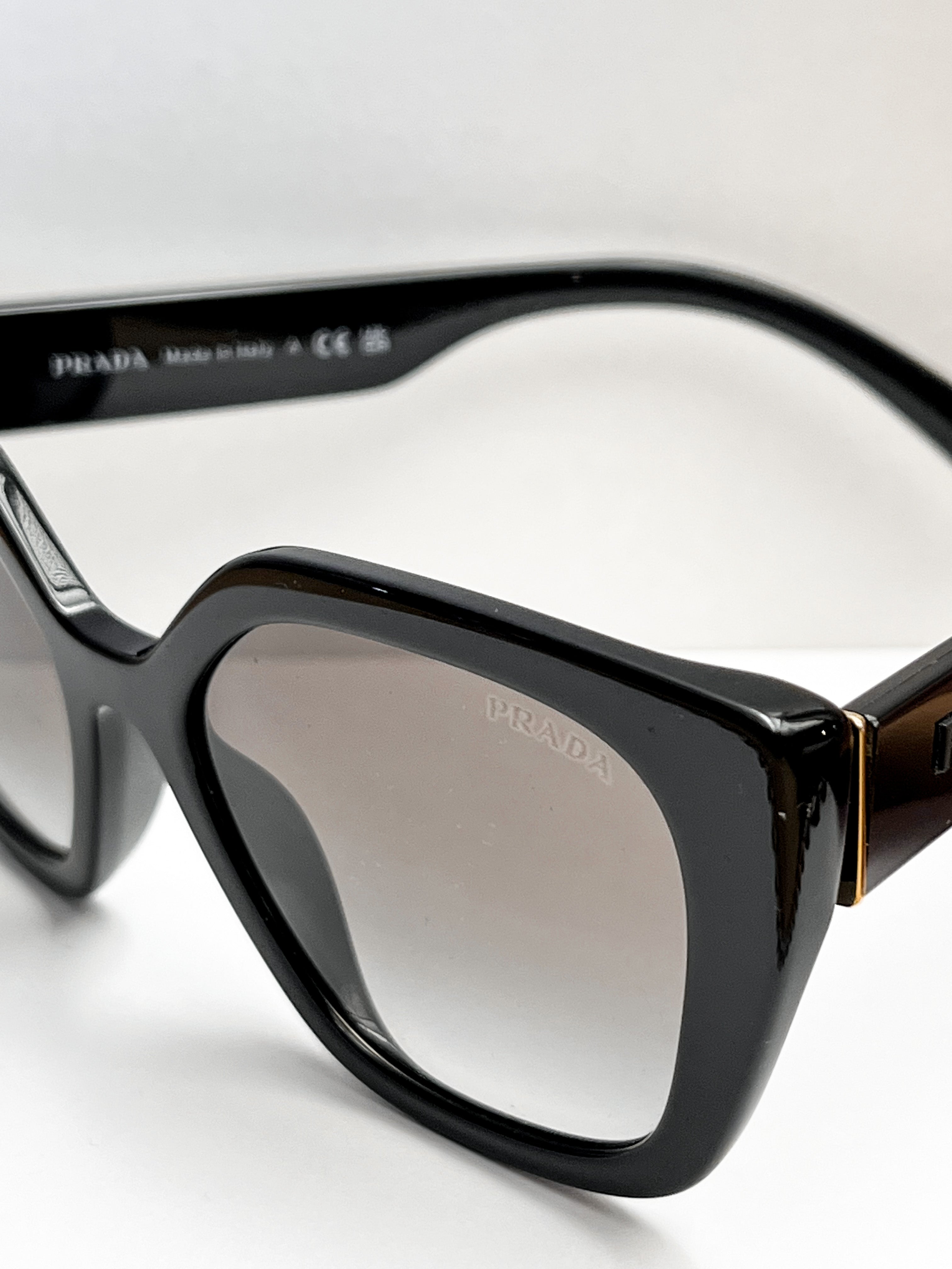Prada Monochrome Rectangular Sunglasses