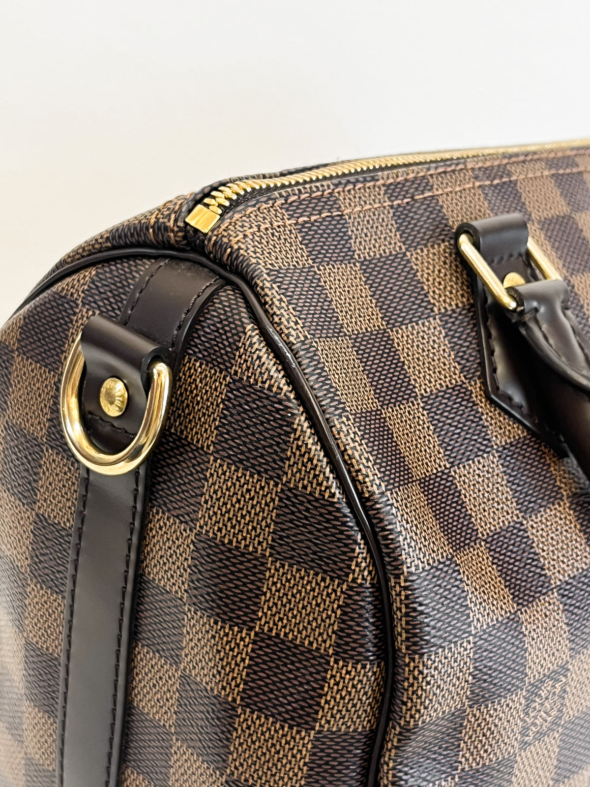 Louis Vuitton Damier Ebene Speedy Bandouliere 25