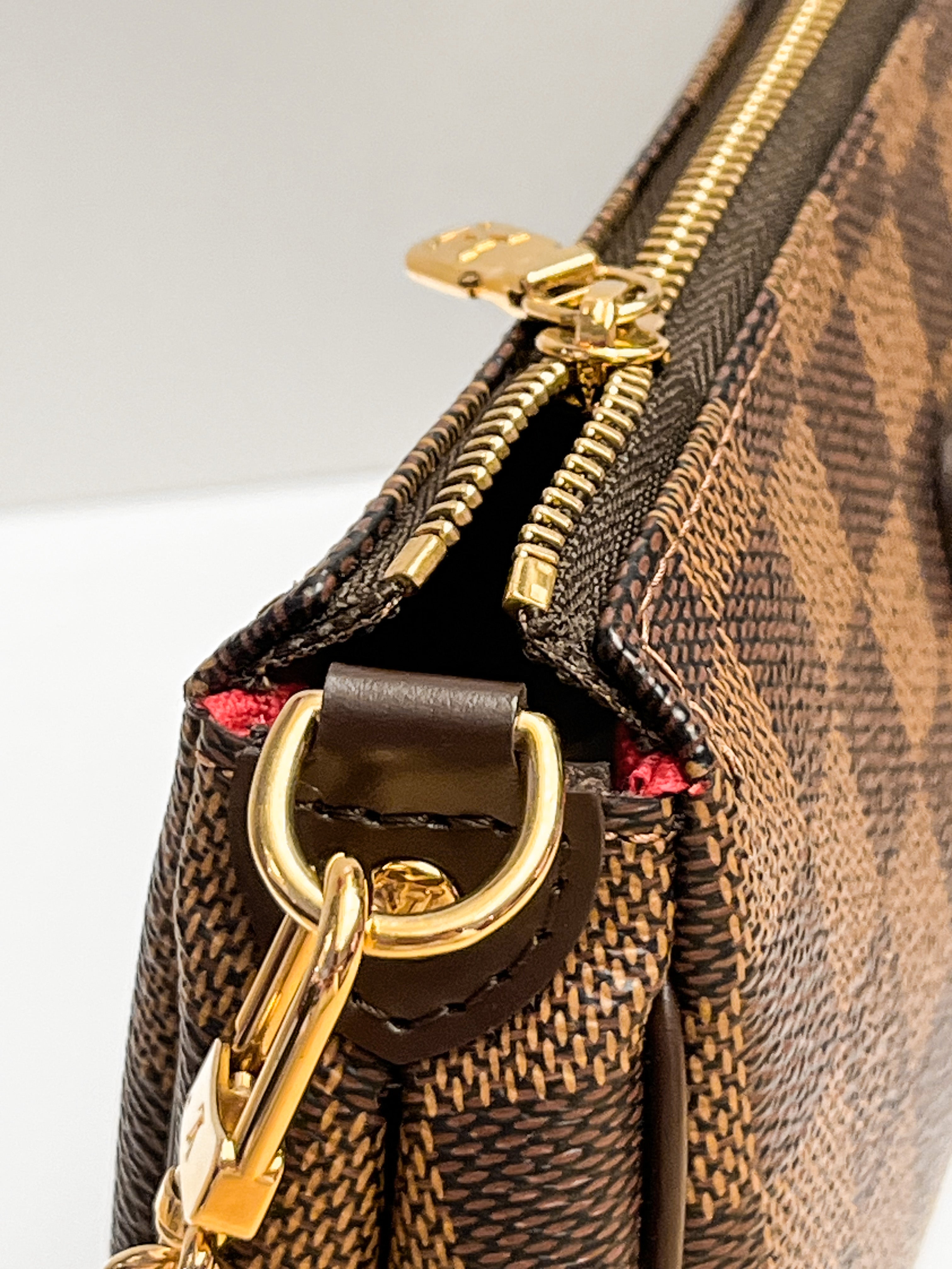 Louis Vuitton Damier Ebene Eva Clutch