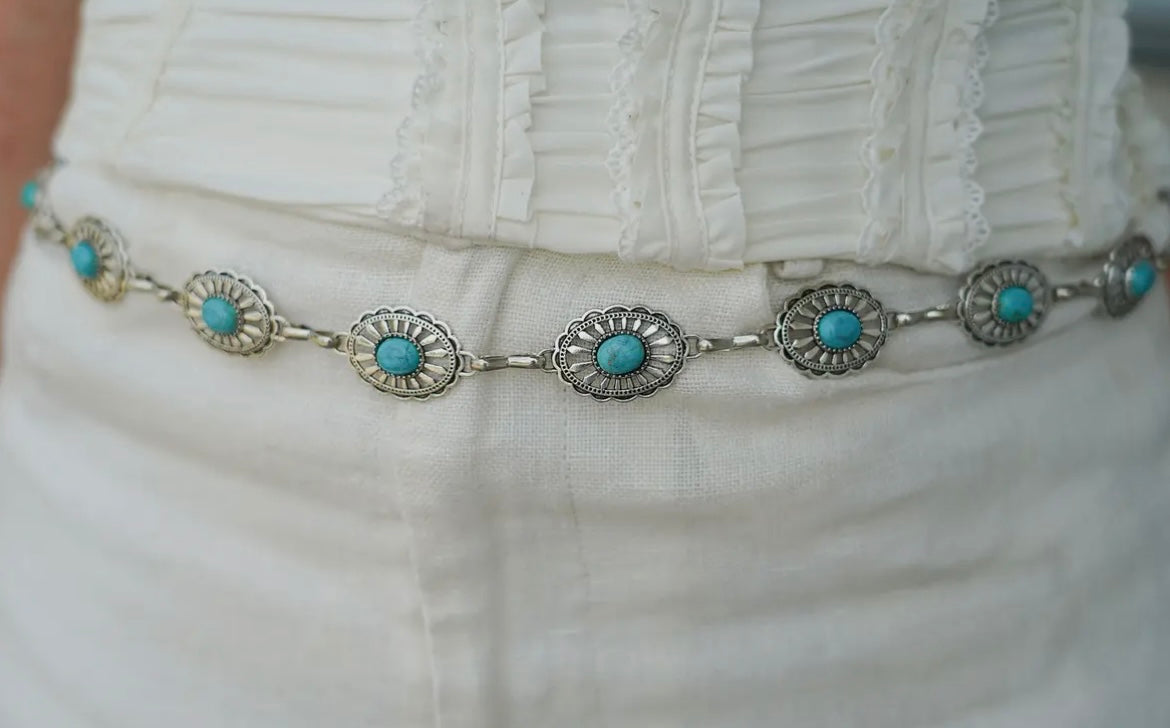 Small Concho Chain Belt