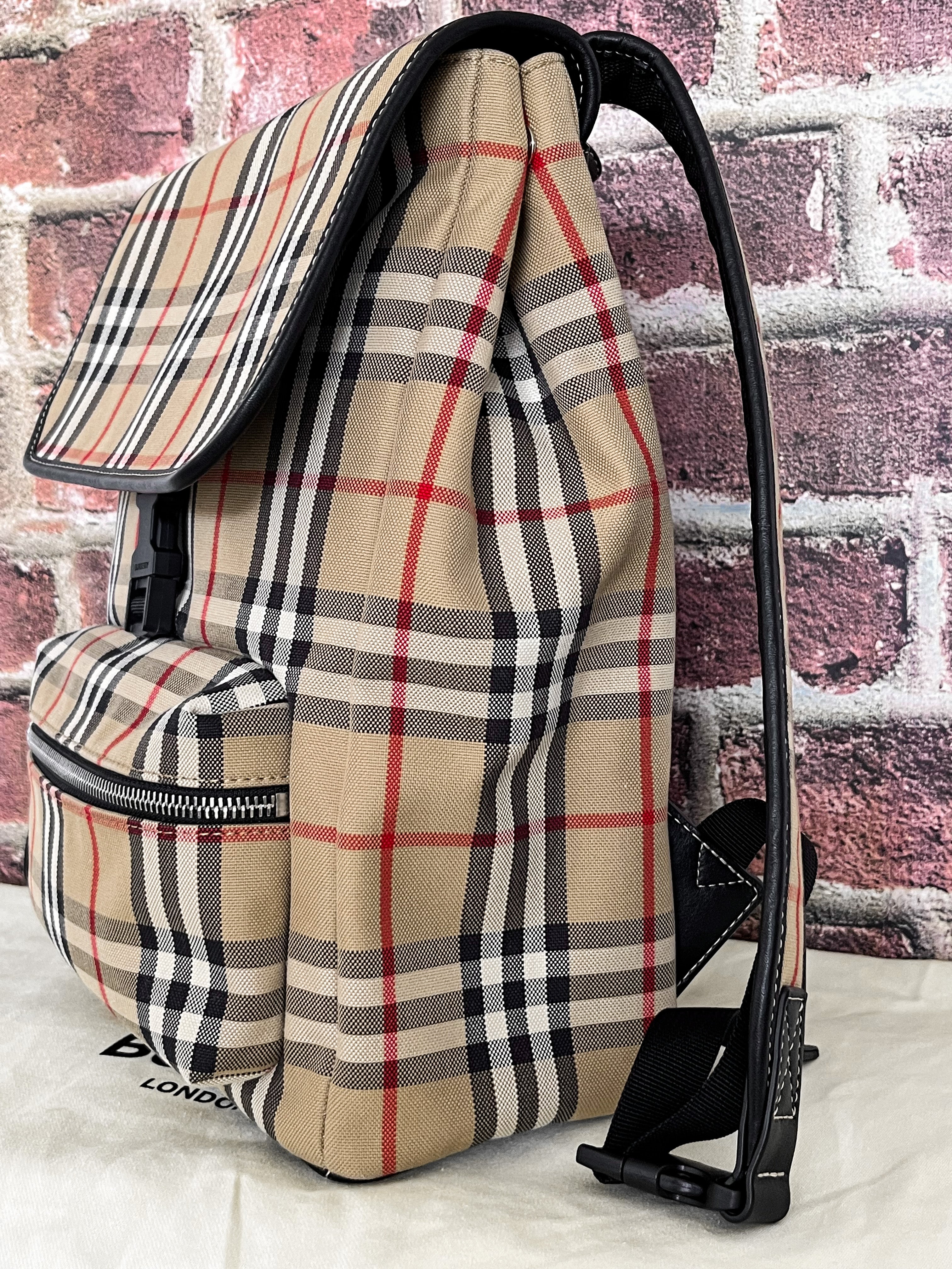 Burberry Check Dewey Backpack