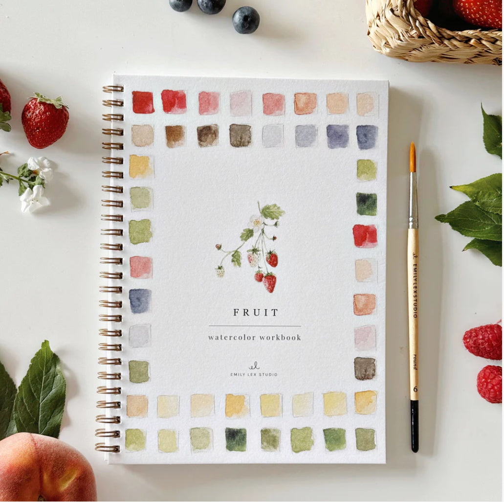 Emily Lex Fruit Watercolor Book