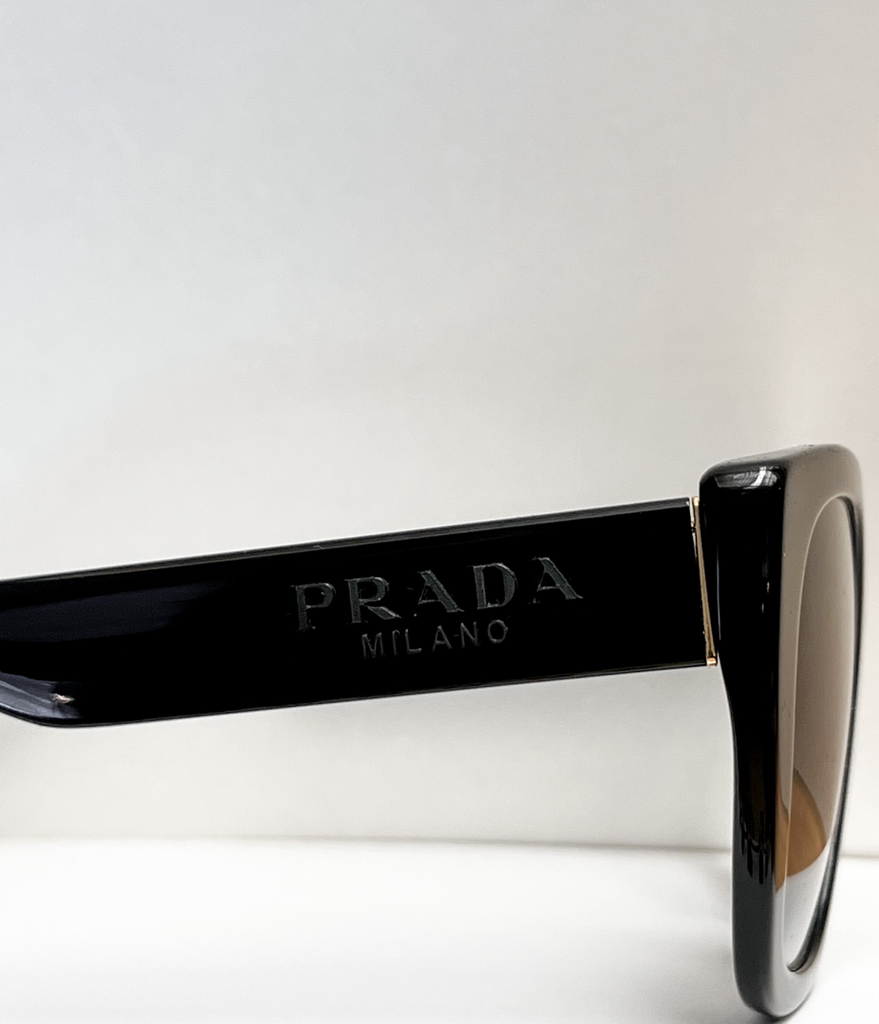 Prada Monochrome Rectangular Sunglasses