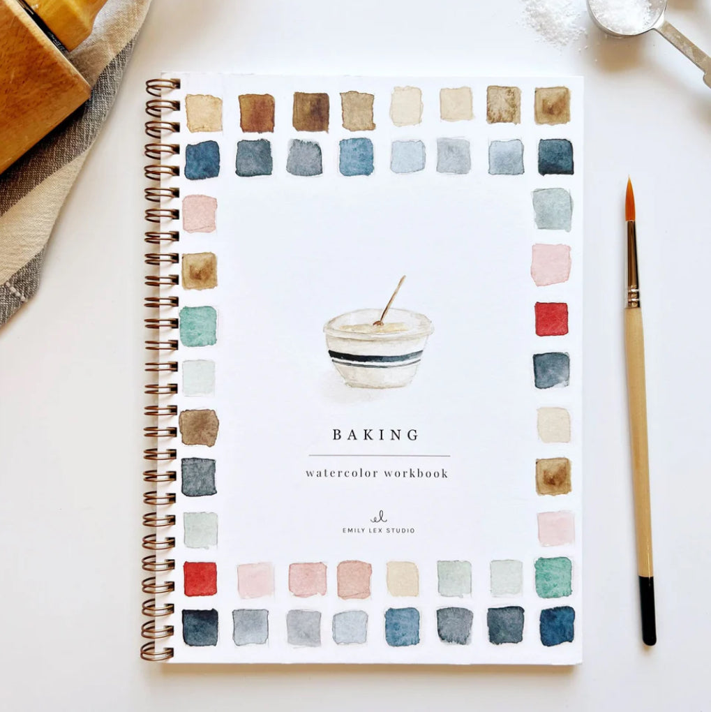 Emily Lex Baking Watercolor Book