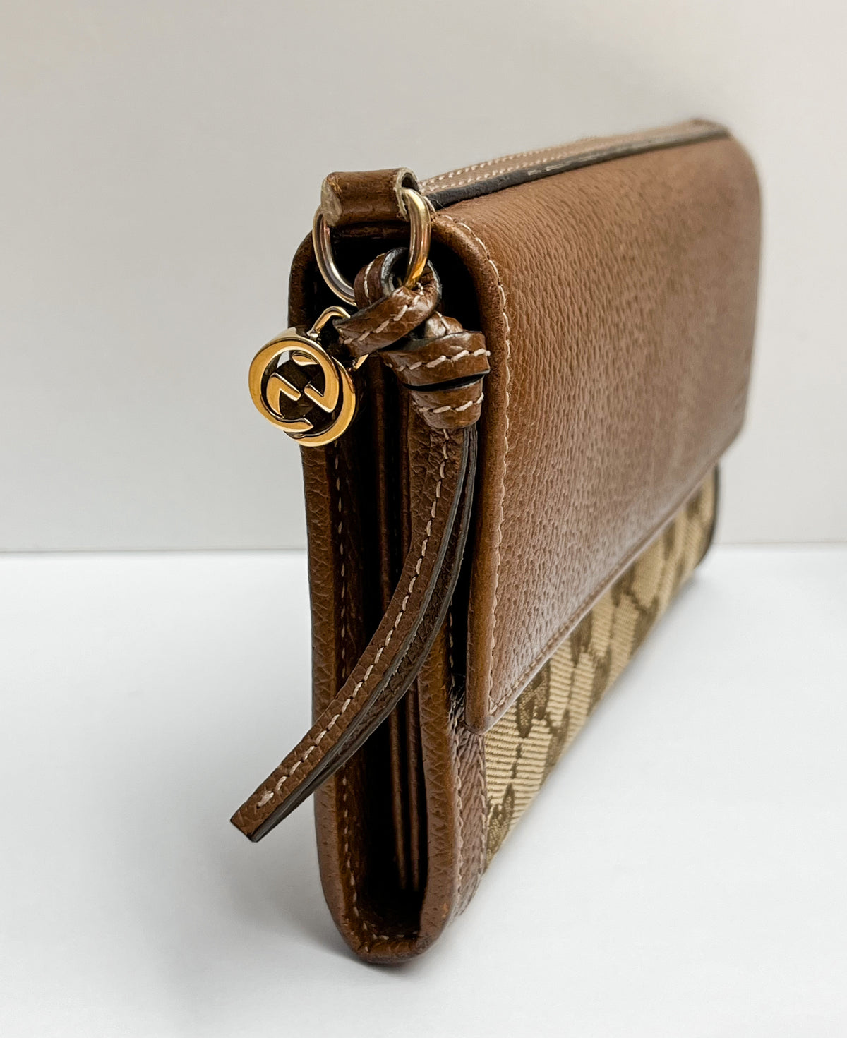 Gucci GG Canvas Bree Long Wallet