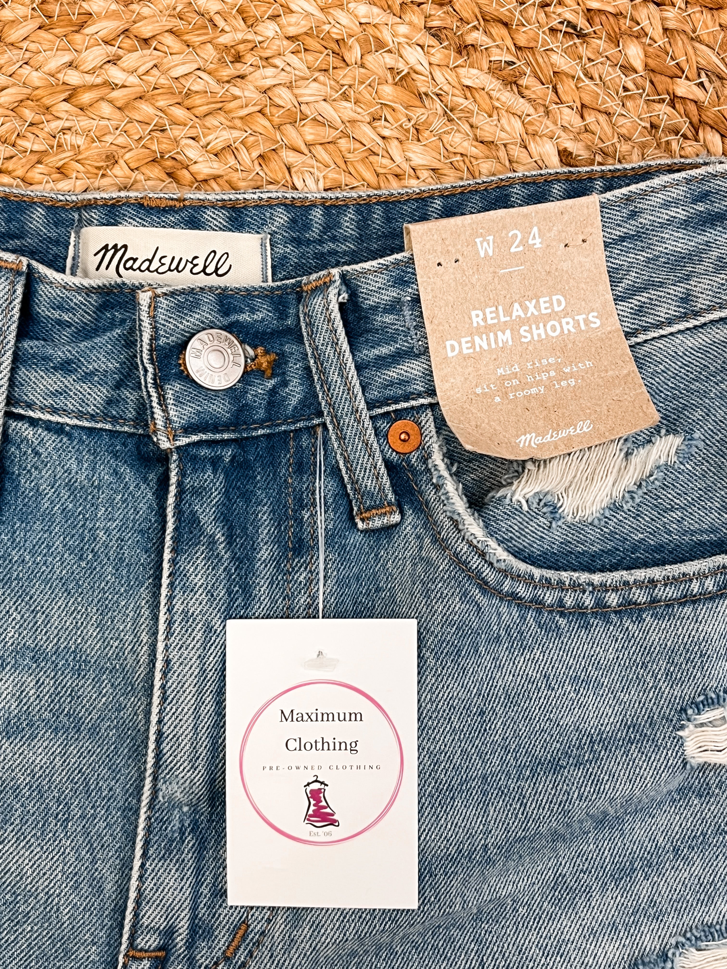 Madewell Relaxed Denim Shorts