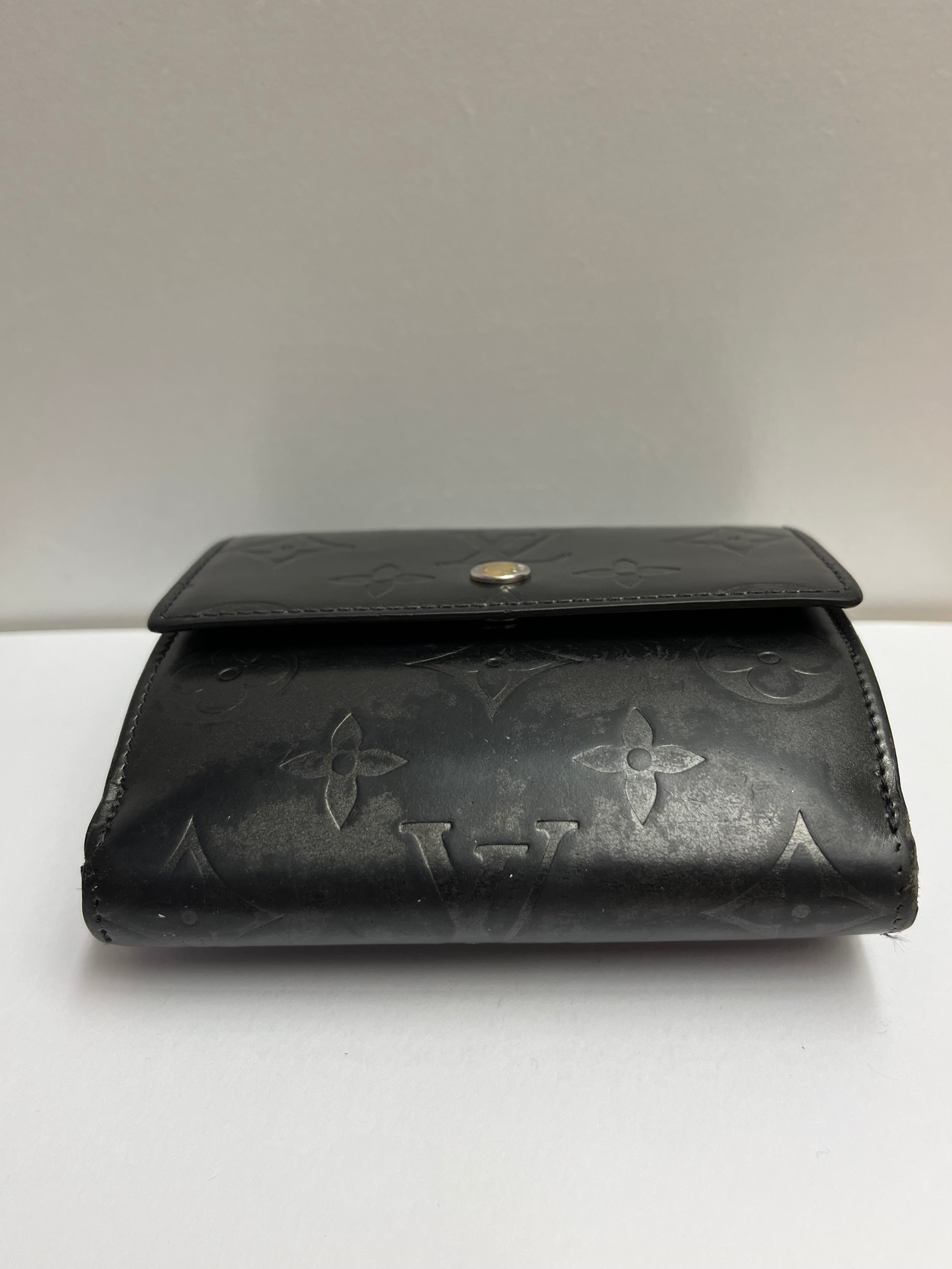 Louis Vuitton Matte Monogram Trifold Wallet