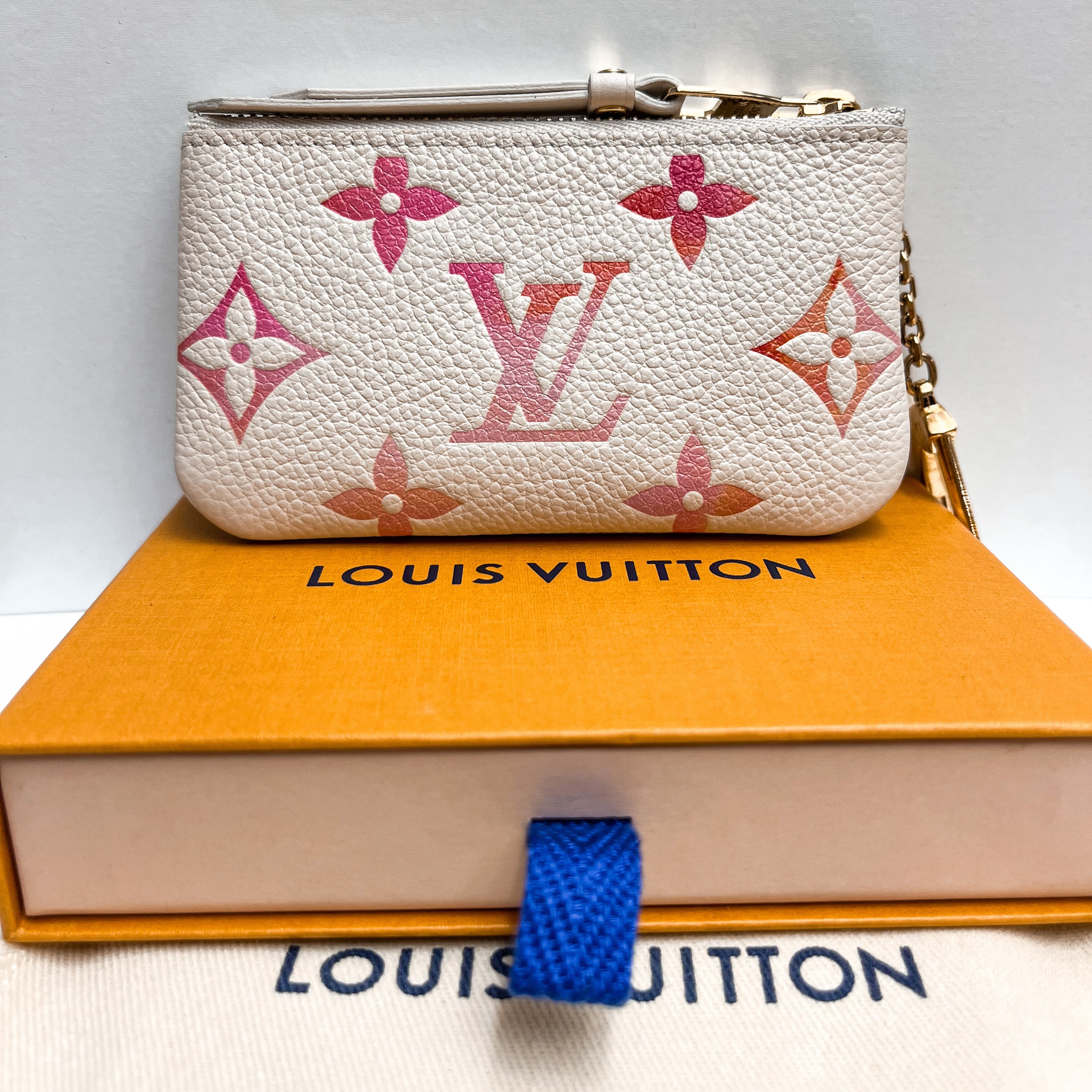 Louis Vuitton Key Pouch Monogram Empreinte Sunrise Aquarelle