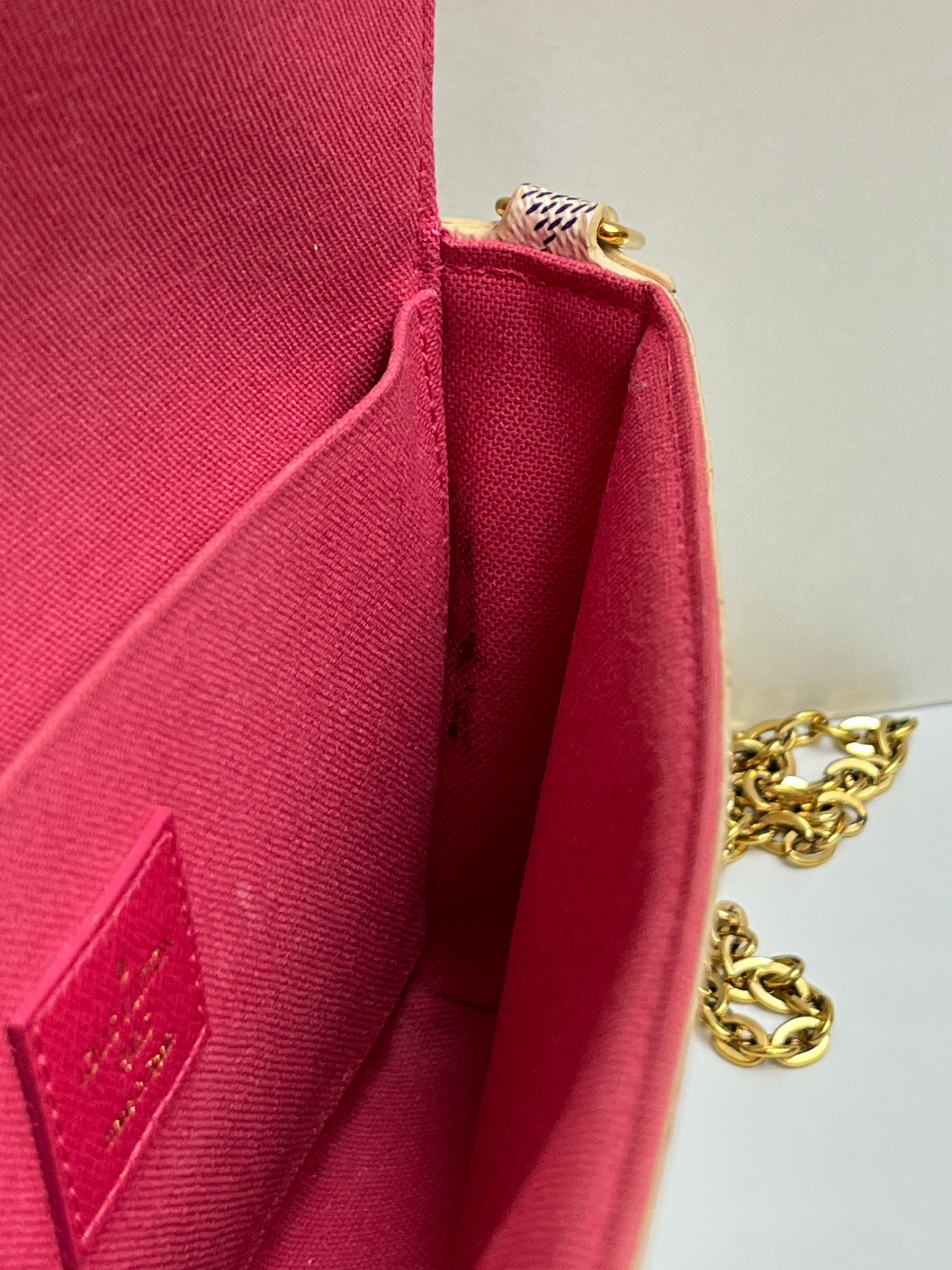 Louis Vuitton Damier Azur Studded Pochette Felicie
