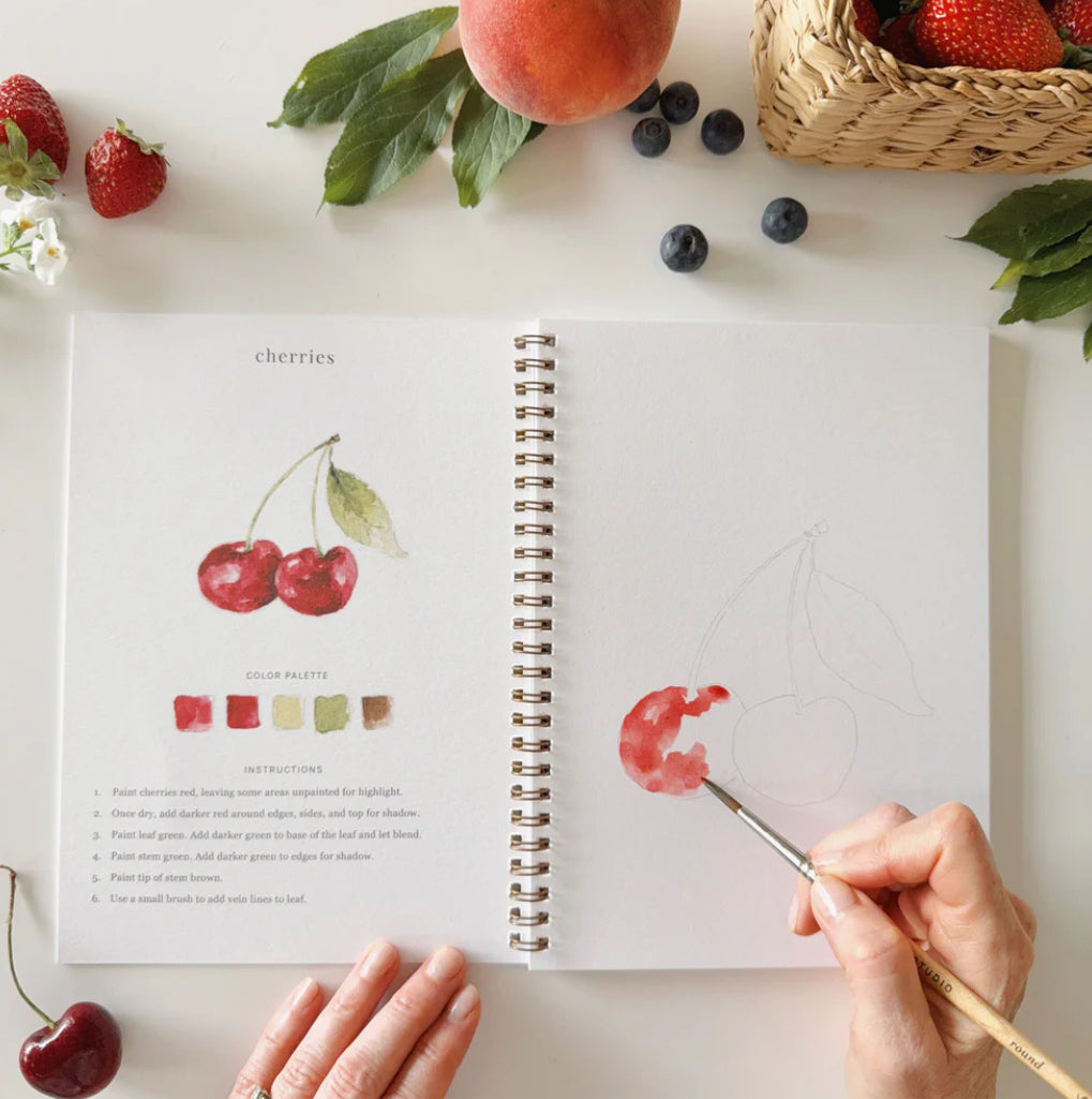 Emily Lex Fruit Watercolor Book