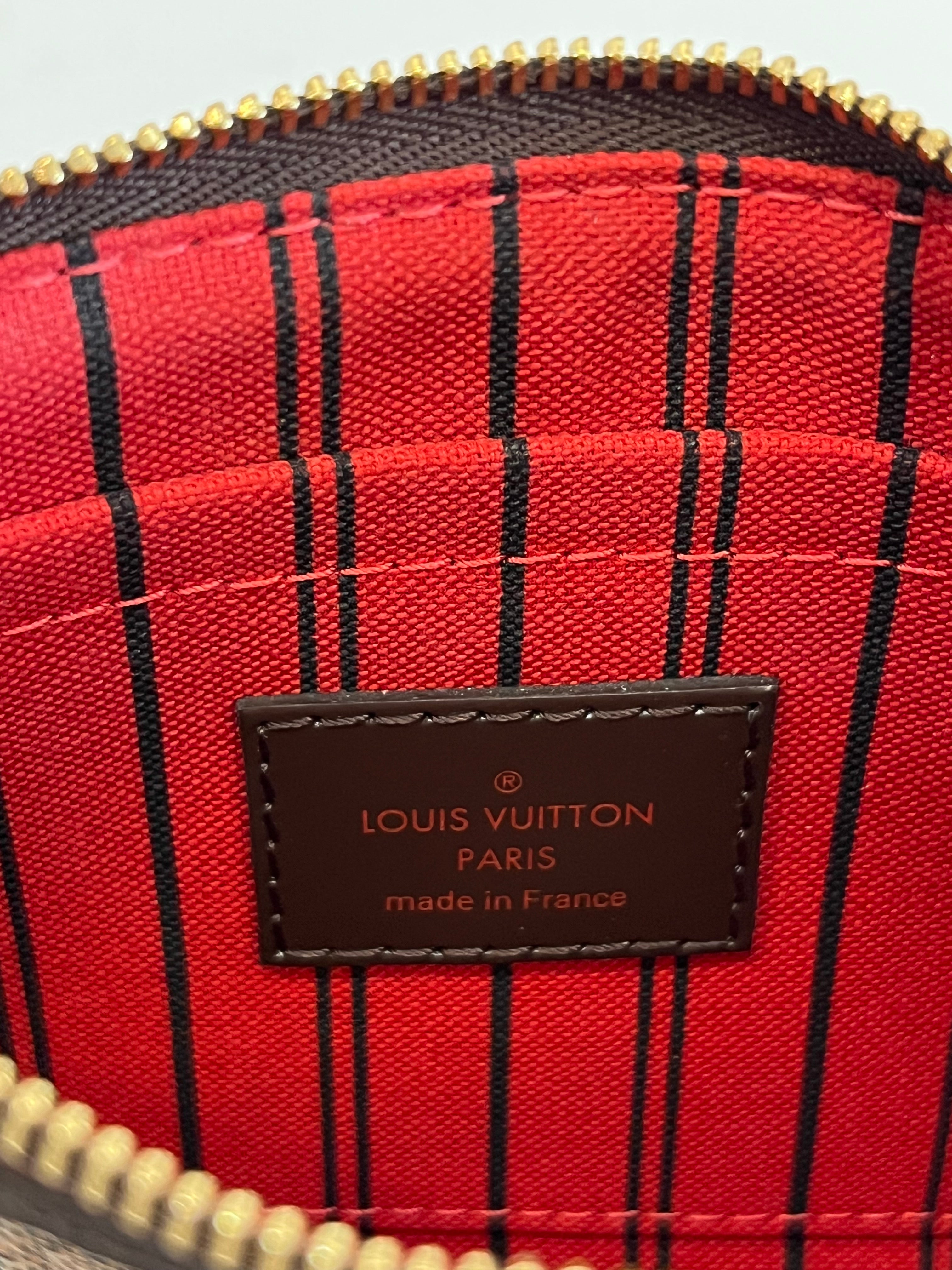 Louis Vuitton Damier Ebene Neverfull PM Pochette