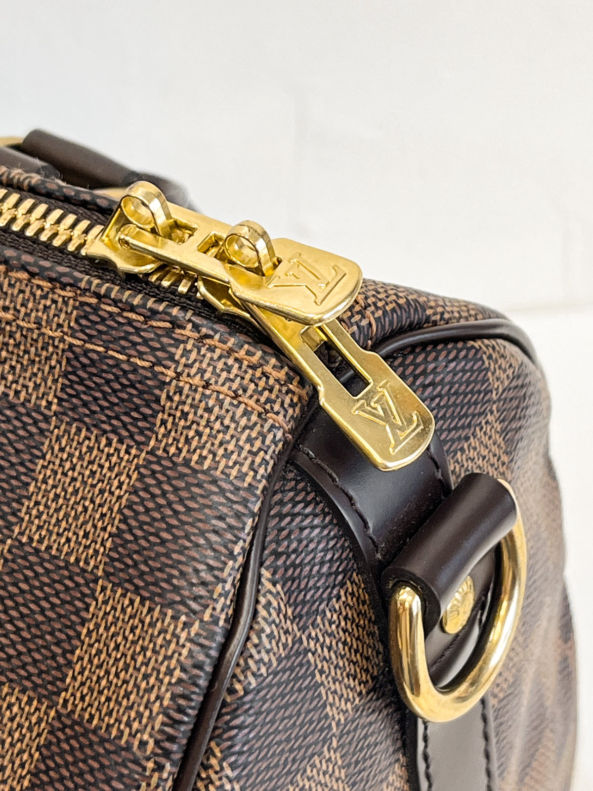 Louis Vuitton Damier Ebene Speedy Bandouliere 25