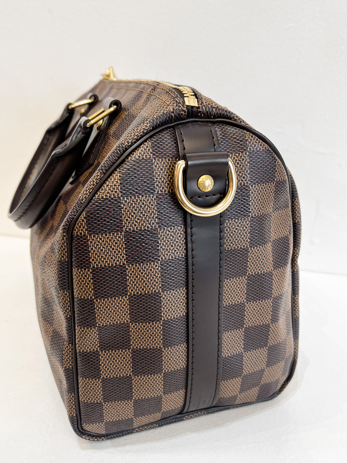 Louis Vuitton Damier Ebene Speedy Bandouliere 25