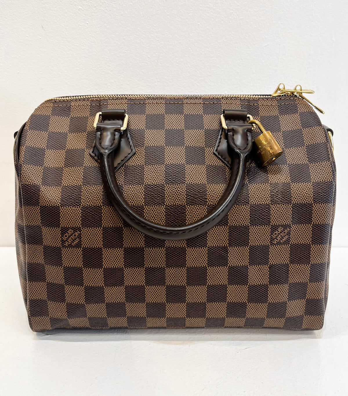 Louis Vuitton Damier Ebene Speedy Bandouliere 25