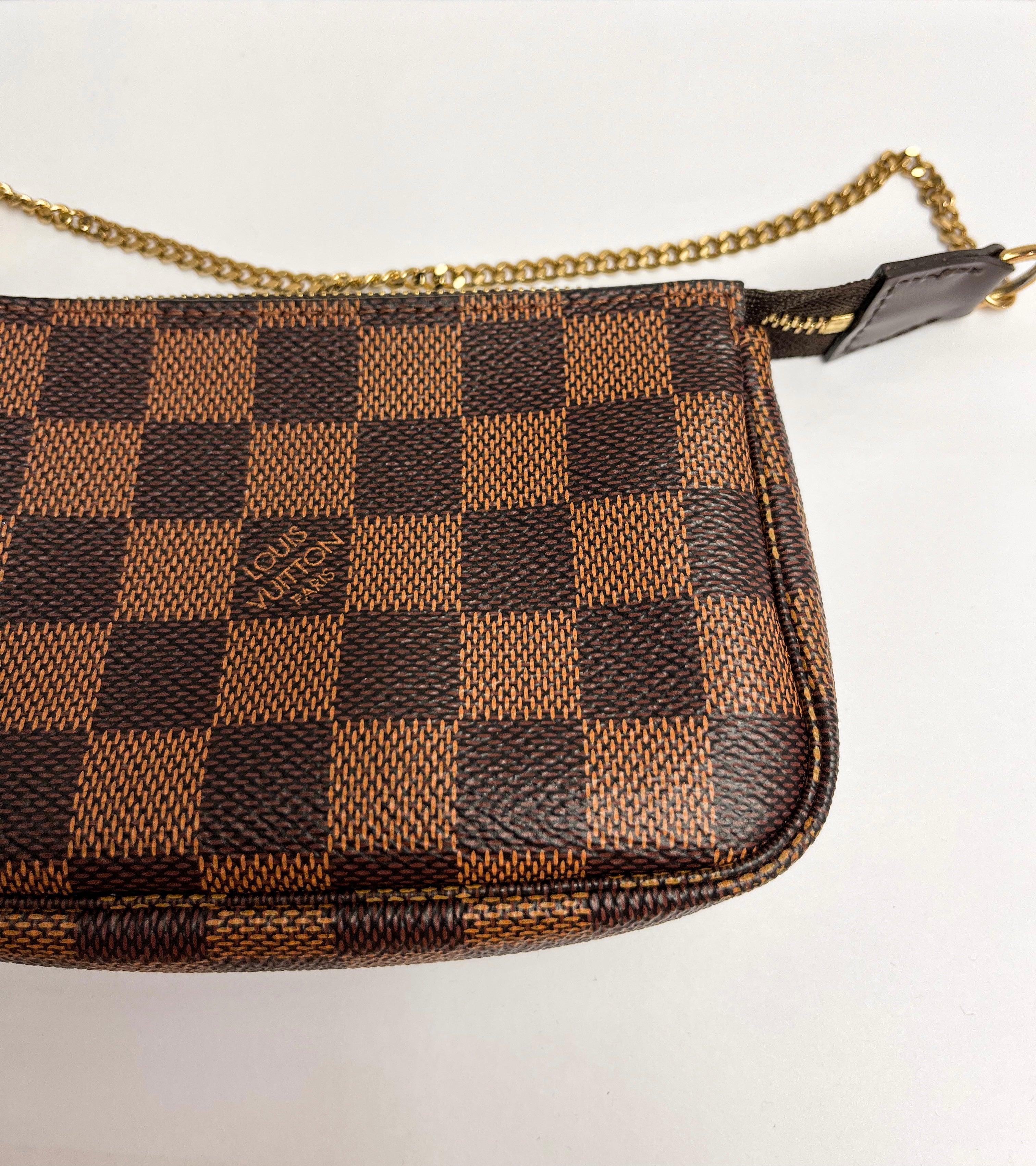 Louis Vuitton Damier Ebène Mini Pochette Accessoires