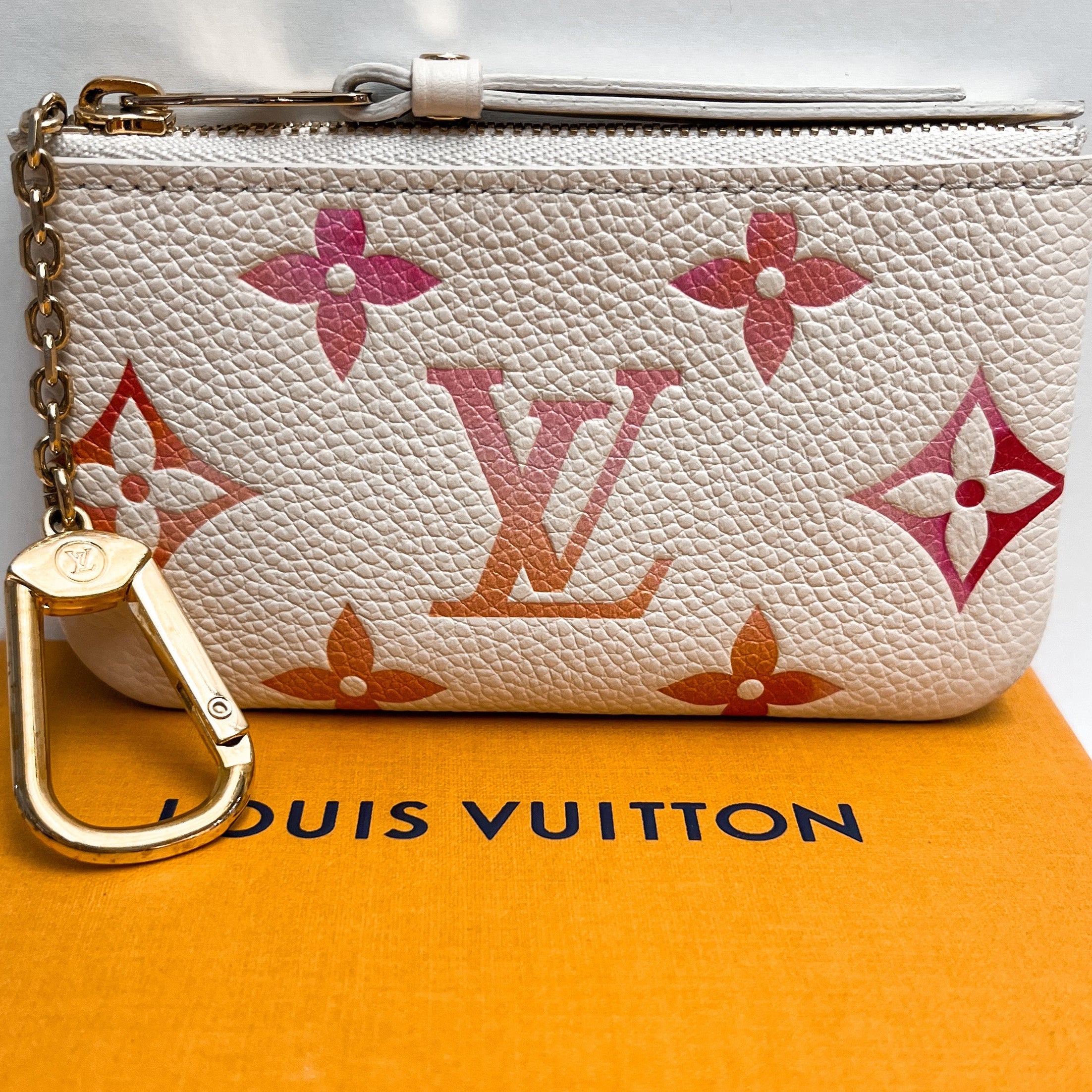 Louis Vuitton Key Pouch Monogram Empreinte Sunrise Aquarelle
