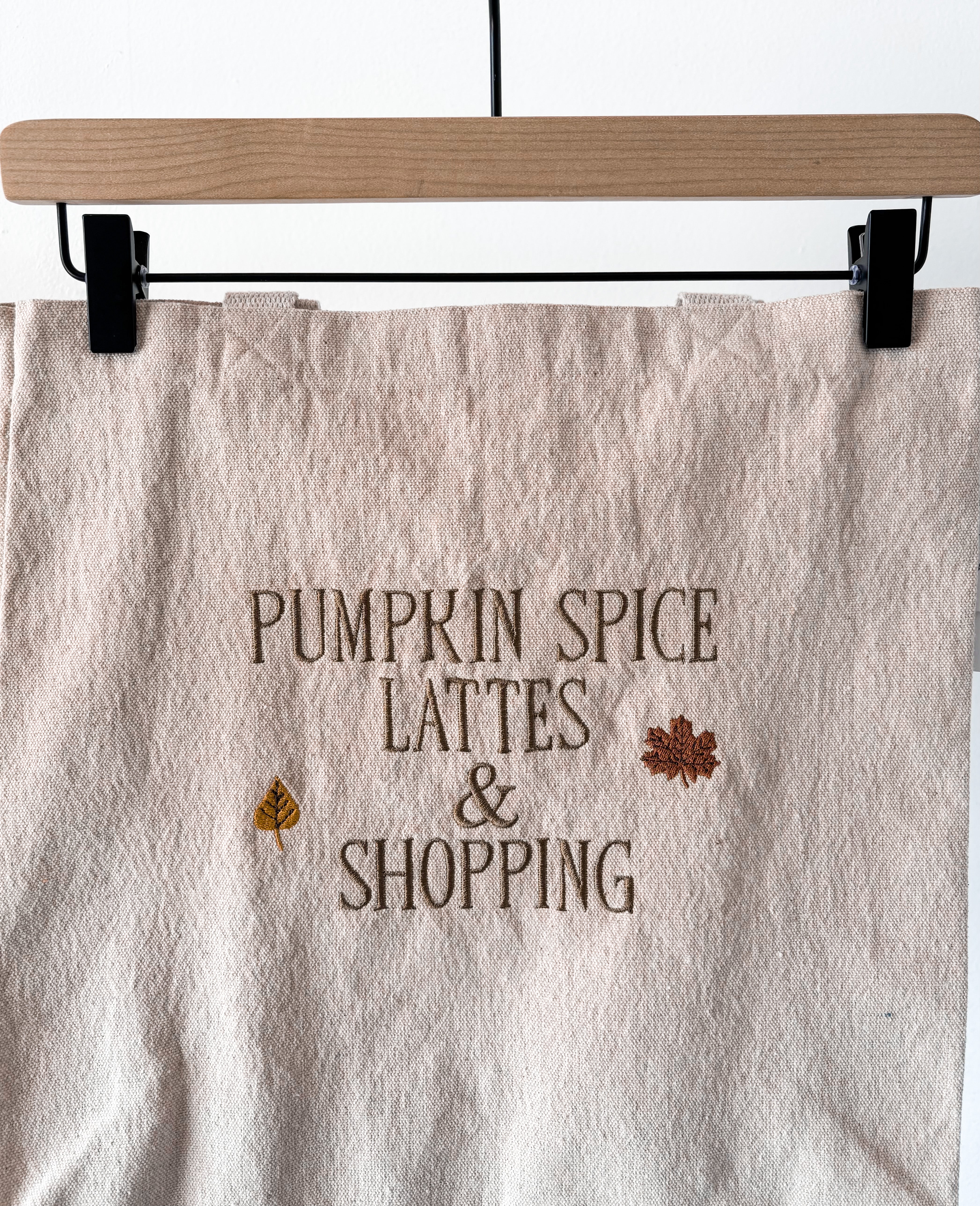Tomorrow Pumpkin Spice Lattes & Shopping Tote