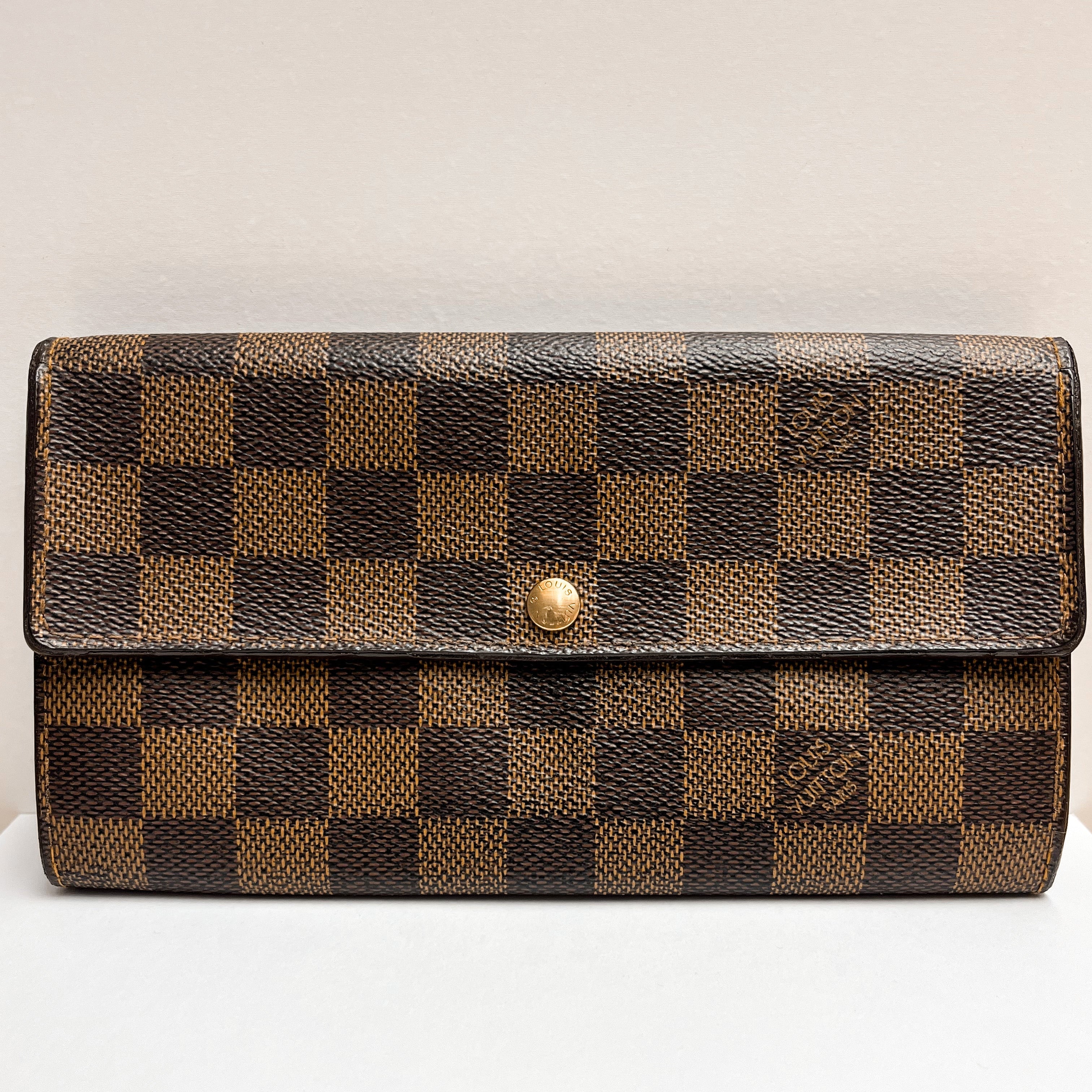 Louis Vuitton Damier Ebene Sarah Wallet