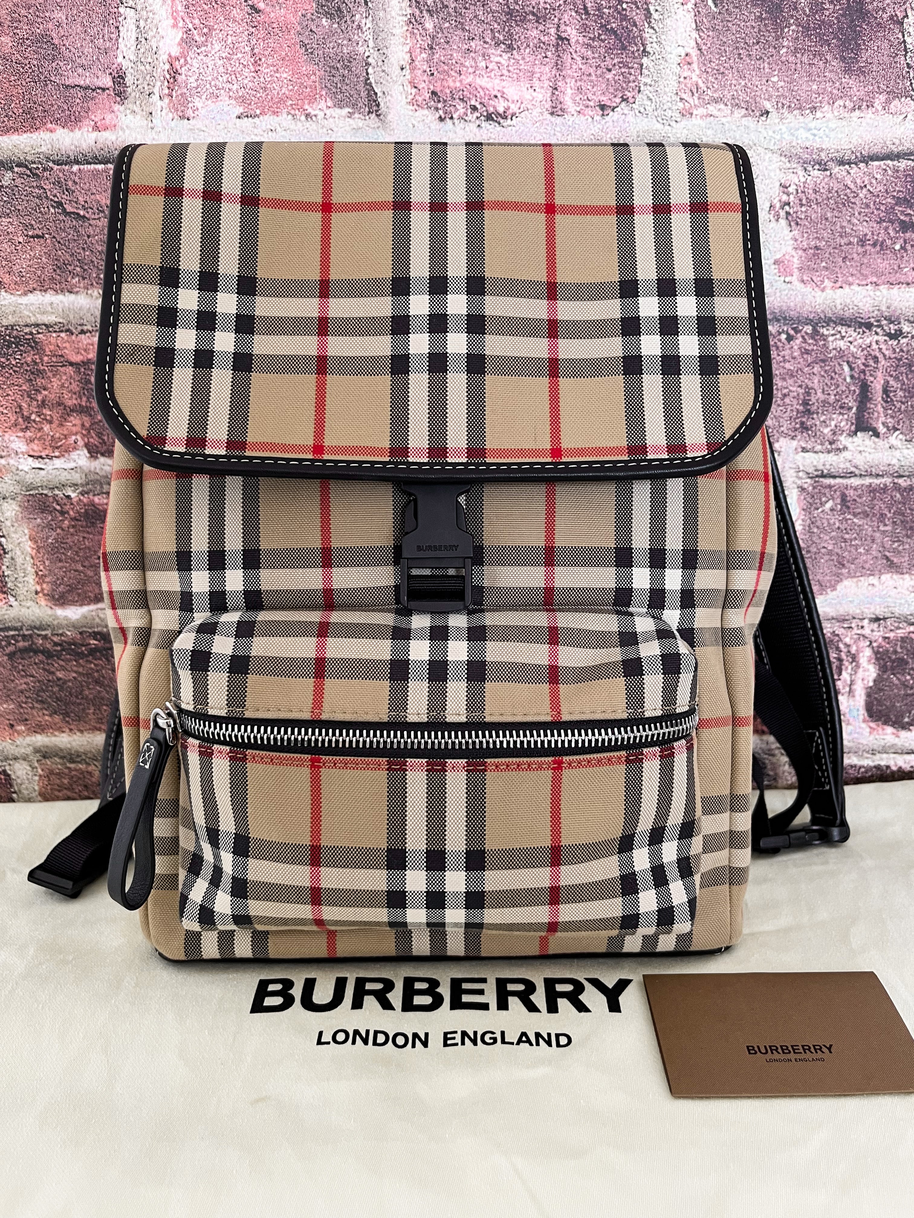 Burberry Check Dewey Backpack