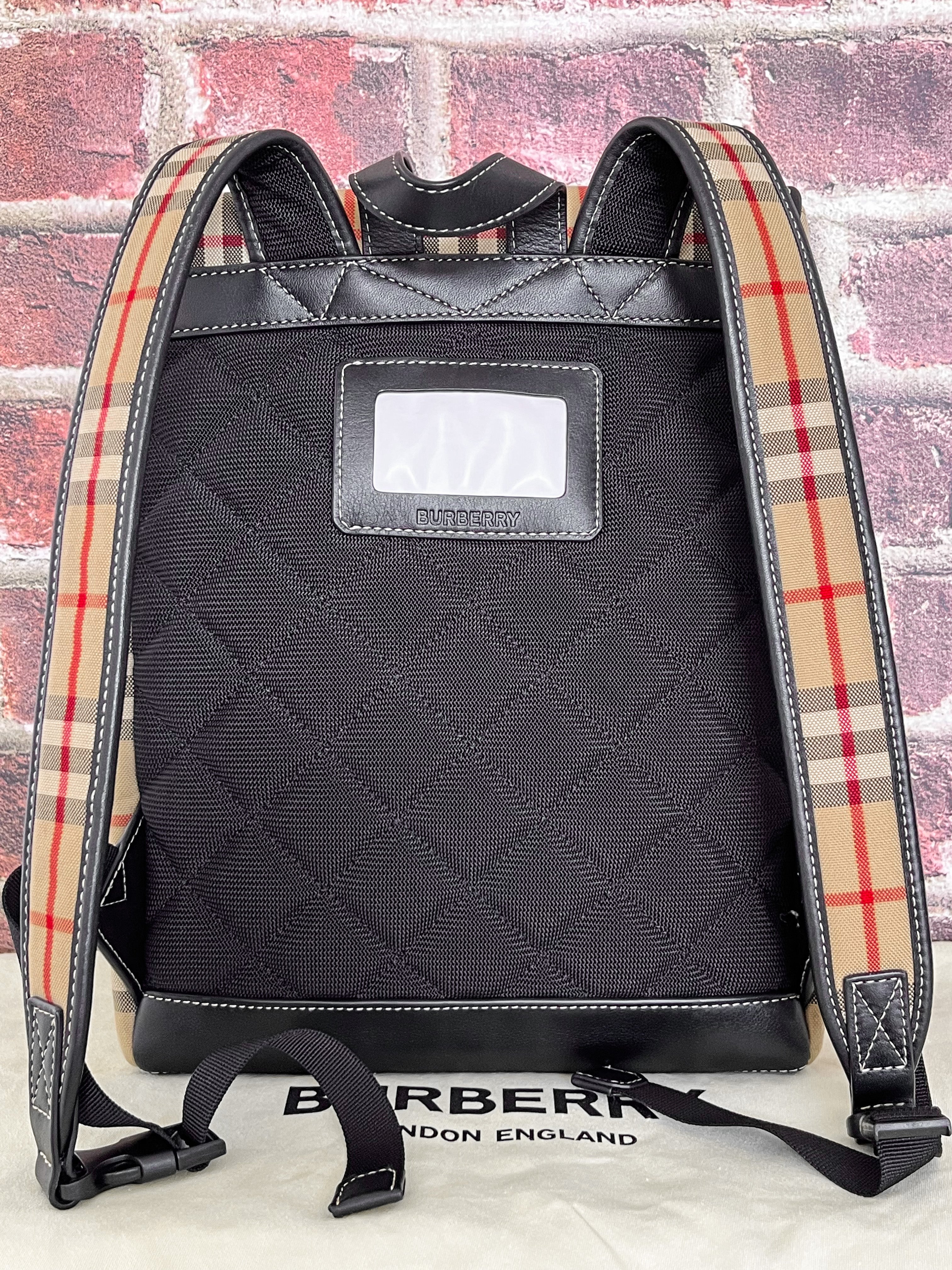 Burberry Check Dewey Backpack