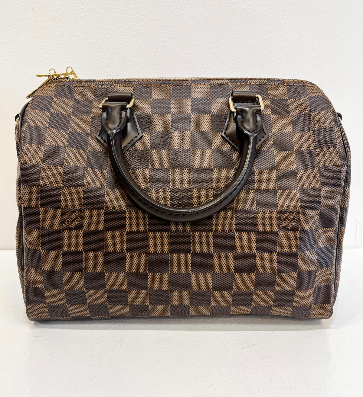Louis Vuitton Damier Ebene Speedy Bandouliere 25