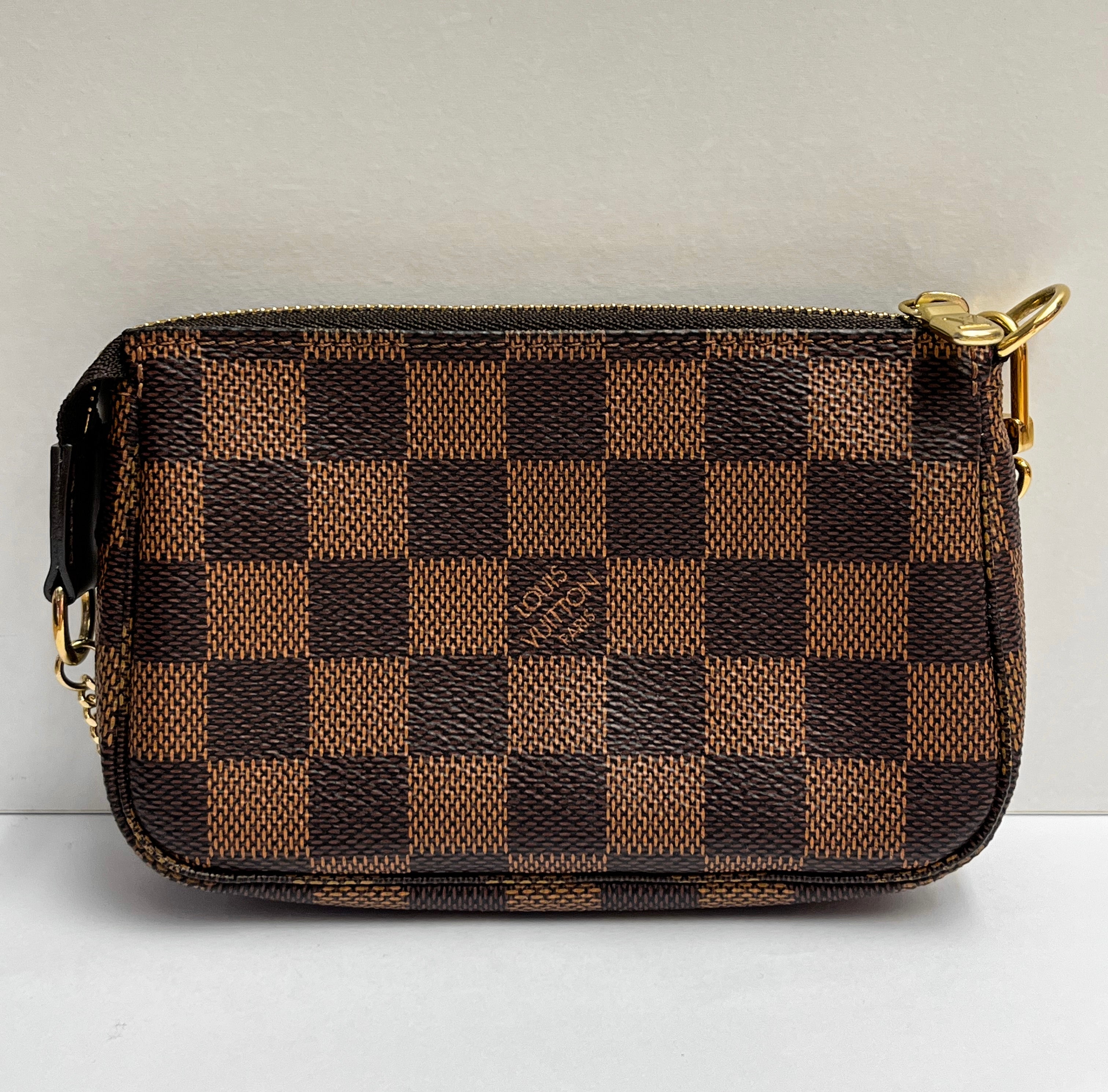 Louis Vuitton Damier Ebène Mini Pochette Accessoires