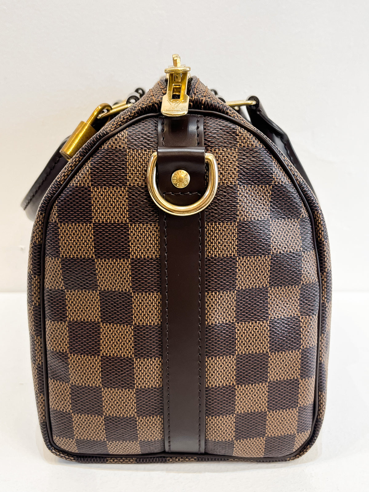 Louis Vuitton Damier Ebene Speedy Bandouliere 25