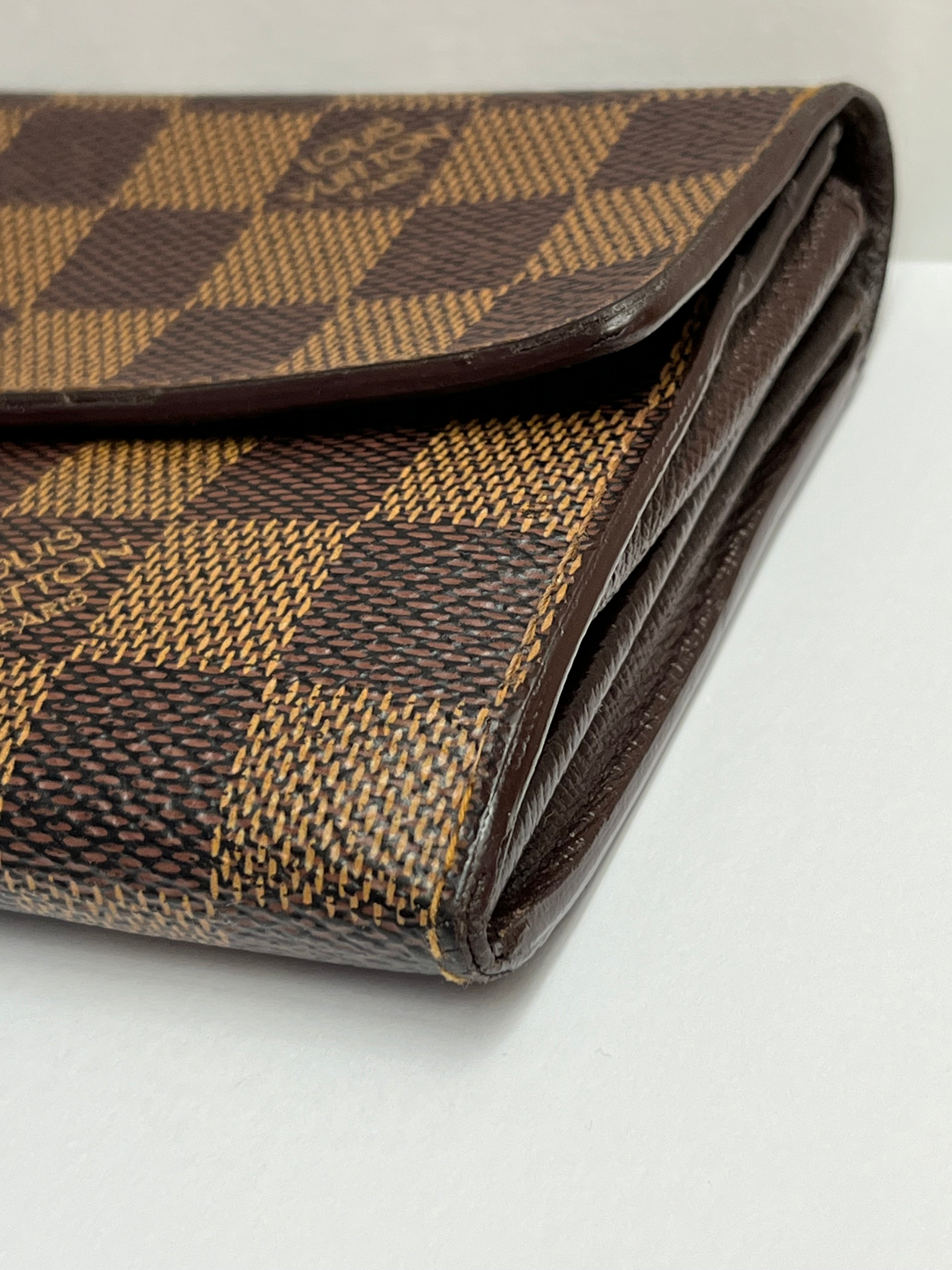 Louis Vuitton Damier Ebene Sarah Wallet