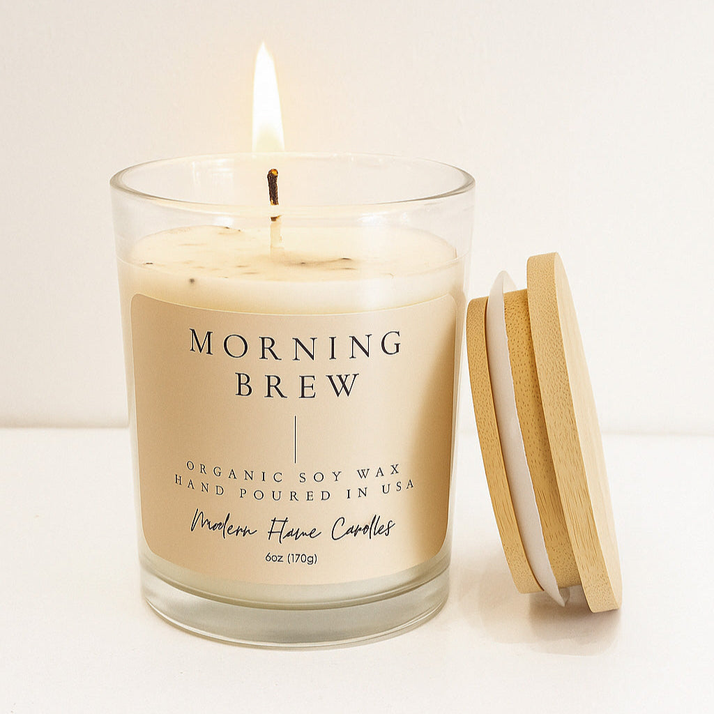 Morning Brew Organic Soy Wax Candle