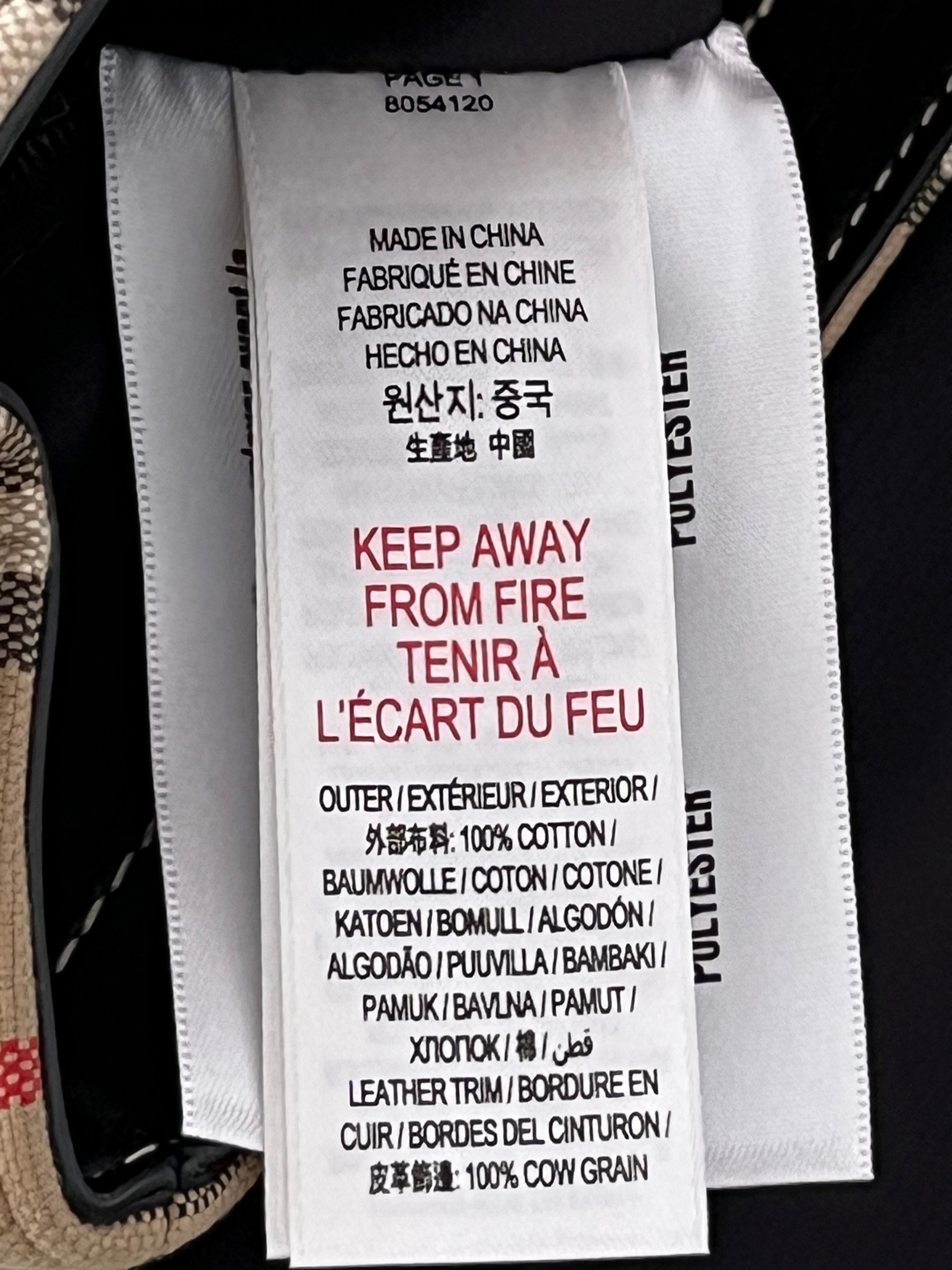 Burberry Check Dewey Backpack