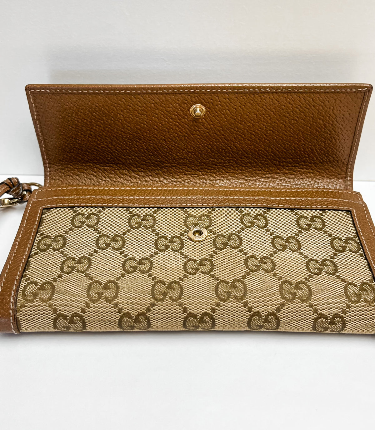 Gucci GG Canvas Bree Long Wallet
