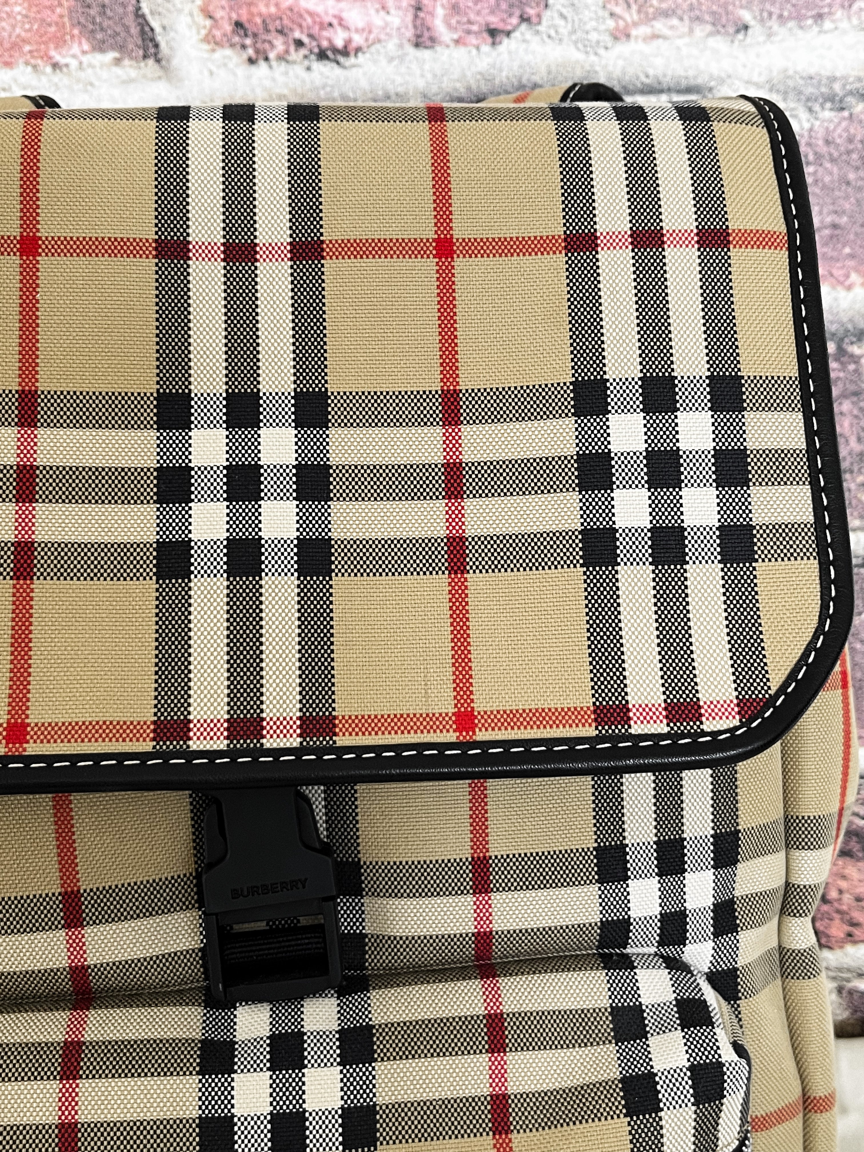Burberry Check Dewey Backpack
