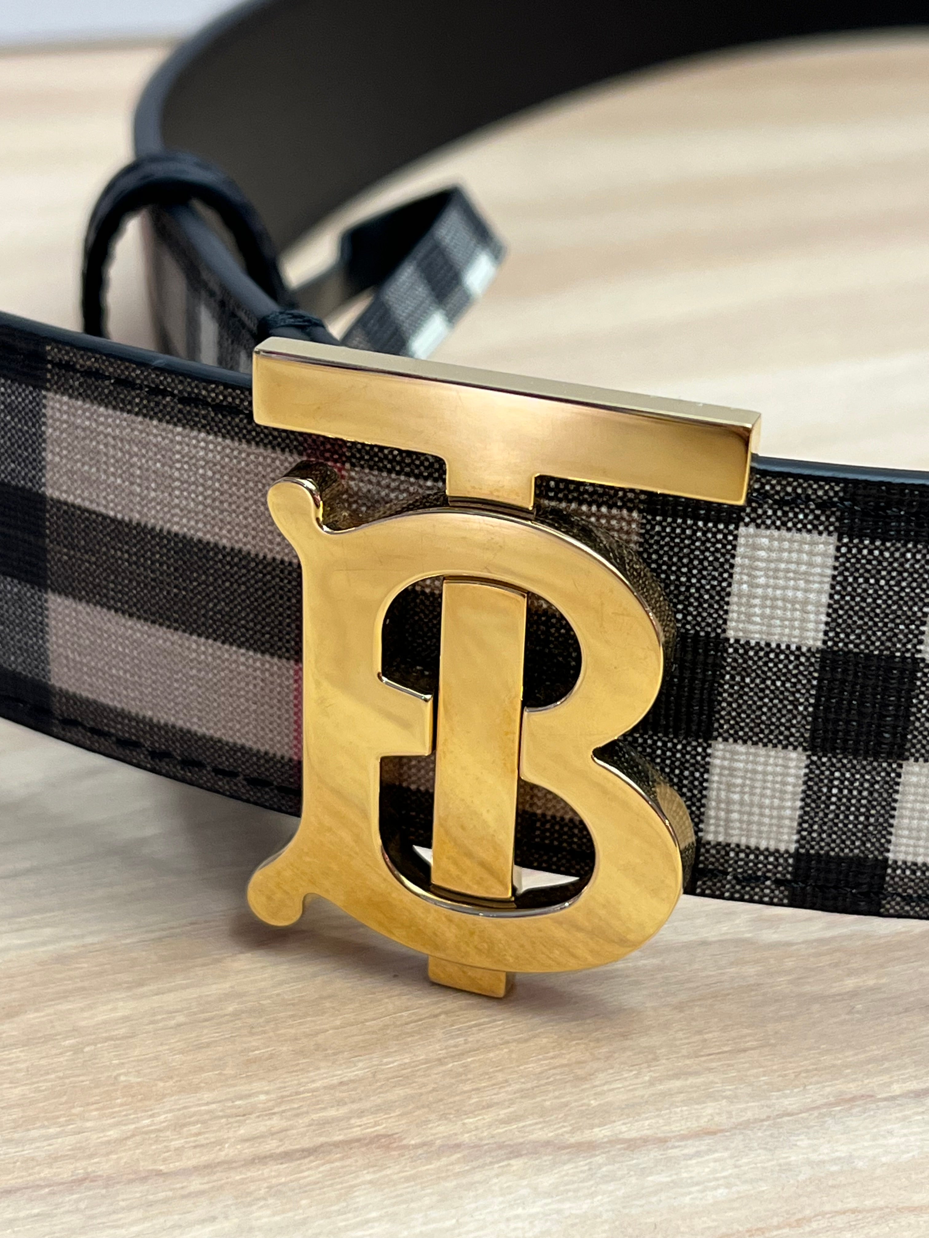 Burberry Check TB Belt