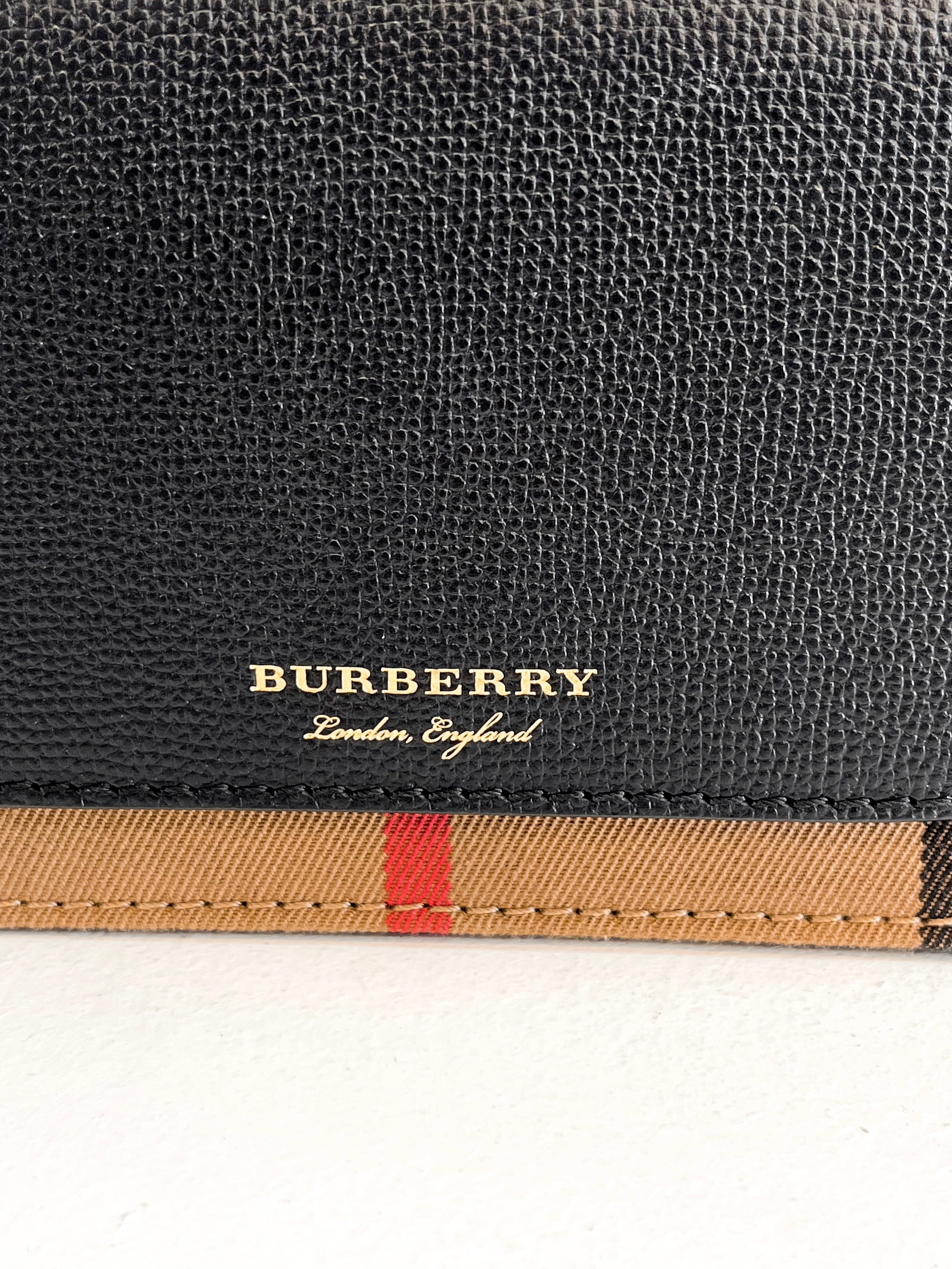 Burberry Hampshire Check Canvas Derby Crossbody