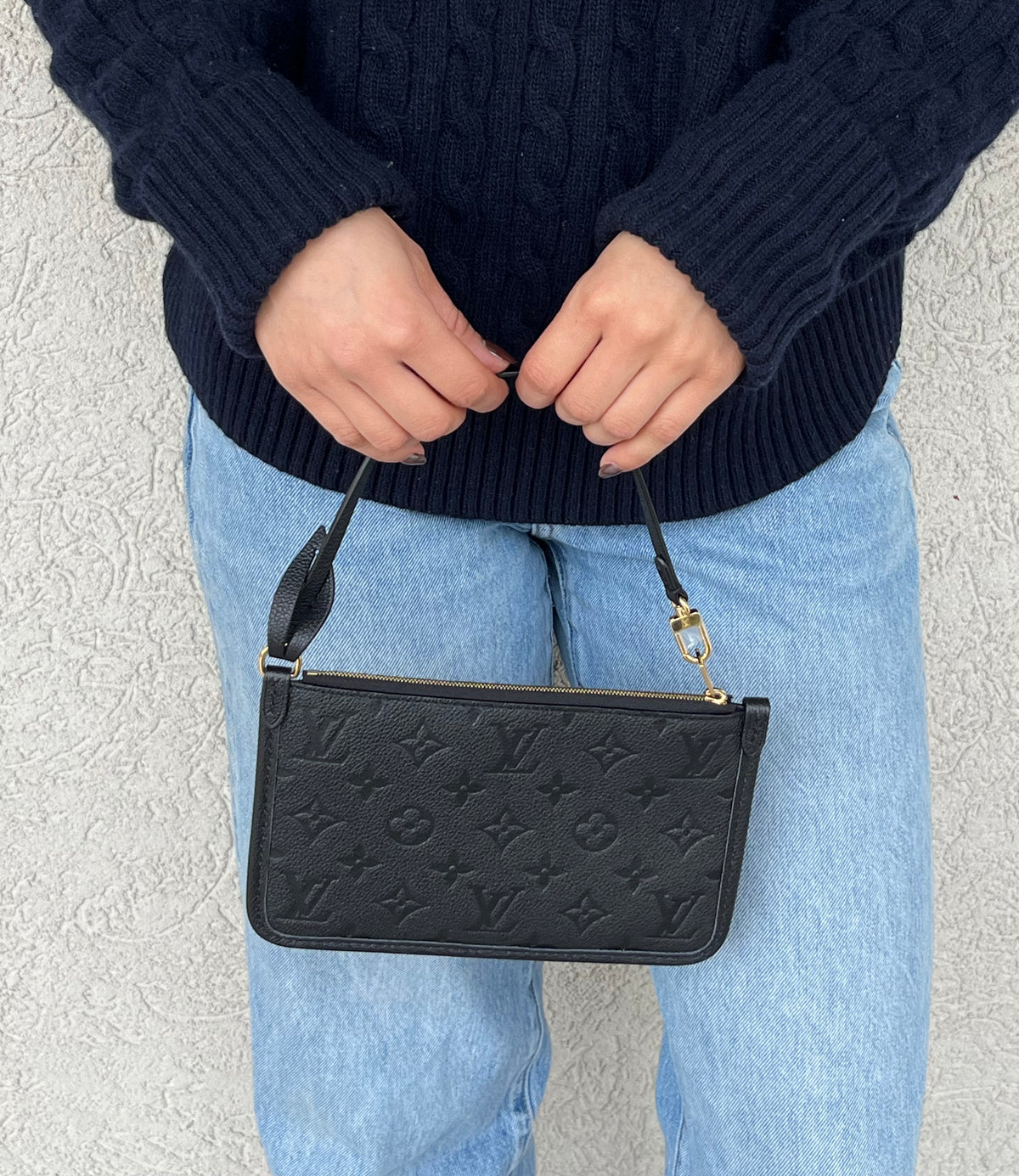 Louis Vuitton Monogram Empreinte CarryAll Pochette