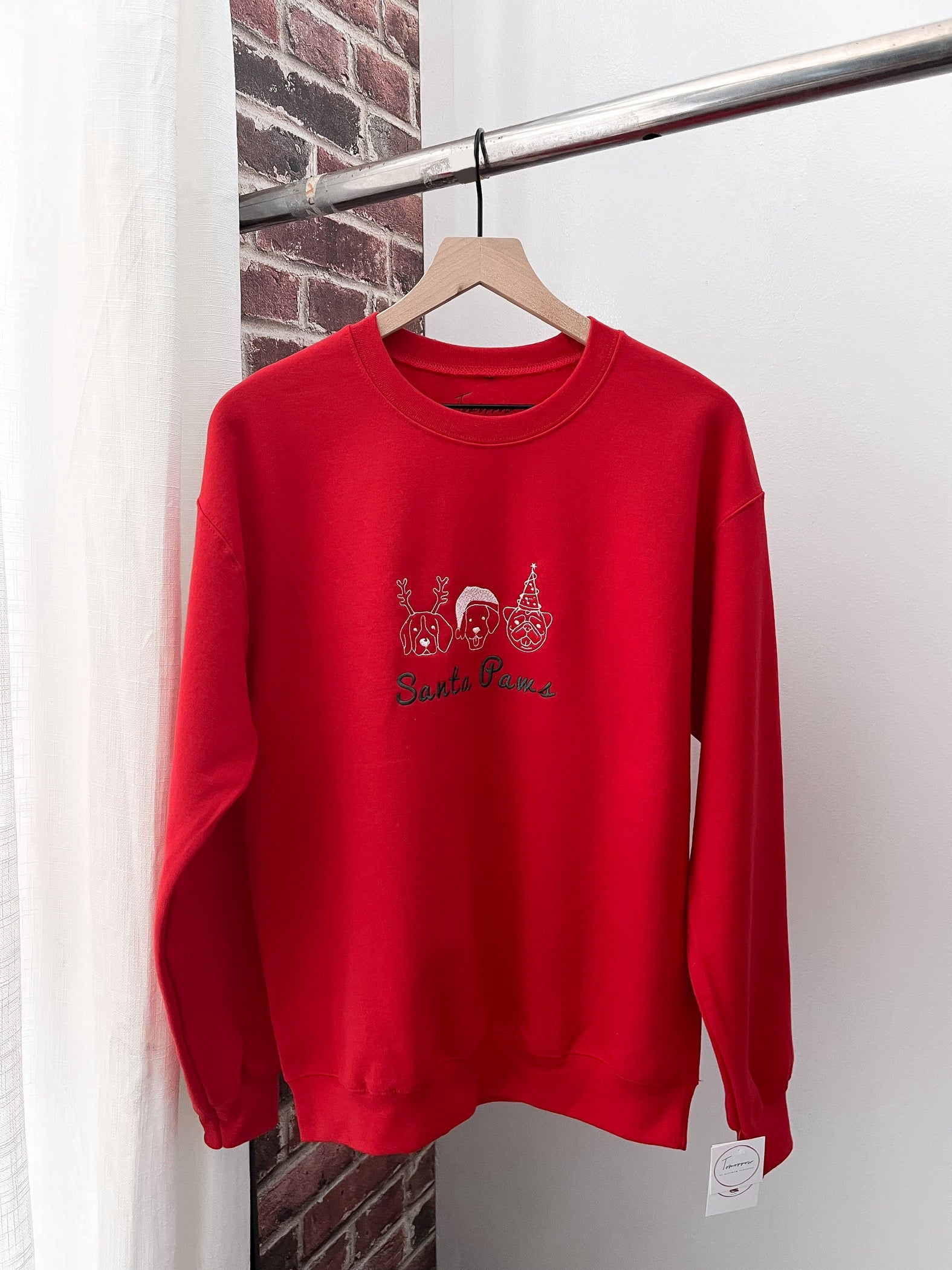 Tomorrow Santa Paws Sweatshirt