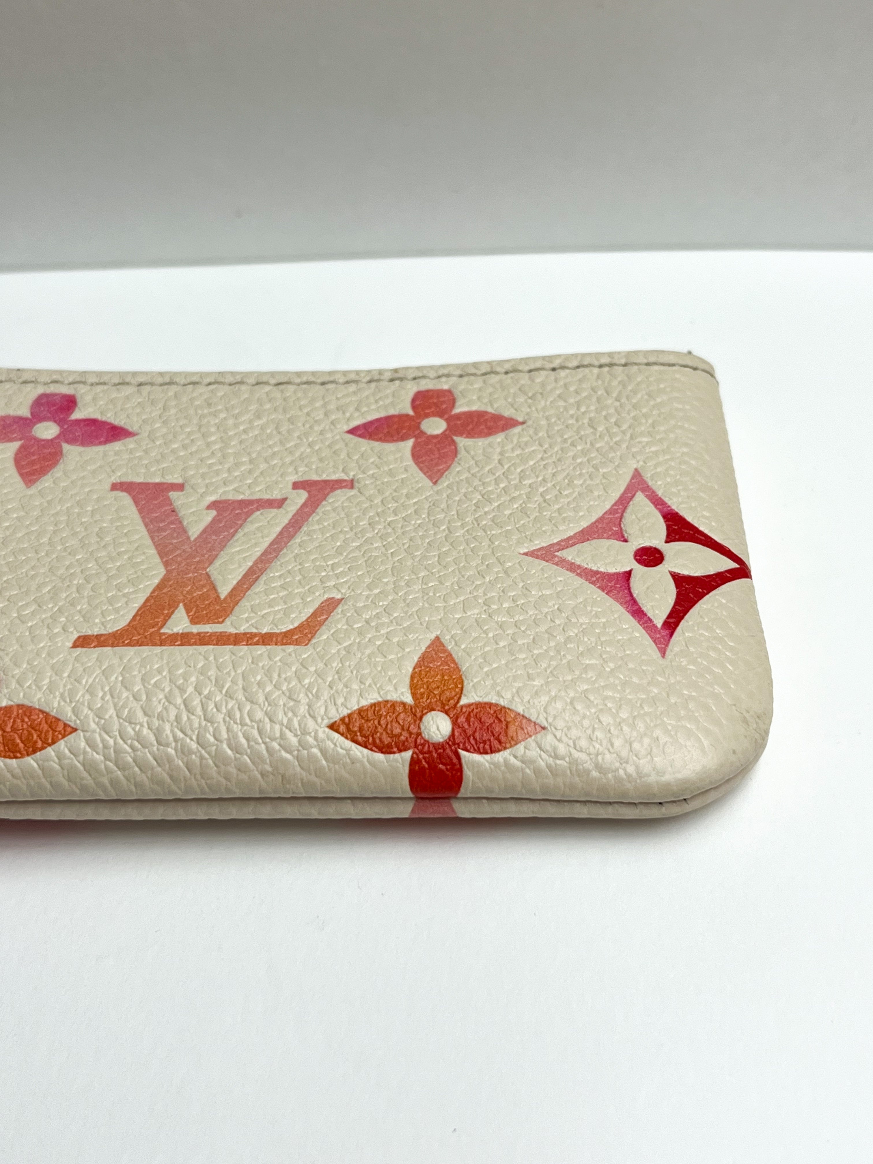Louis Vuitton Key Pouch Monogram Empreinte Sunrise Aquarelle