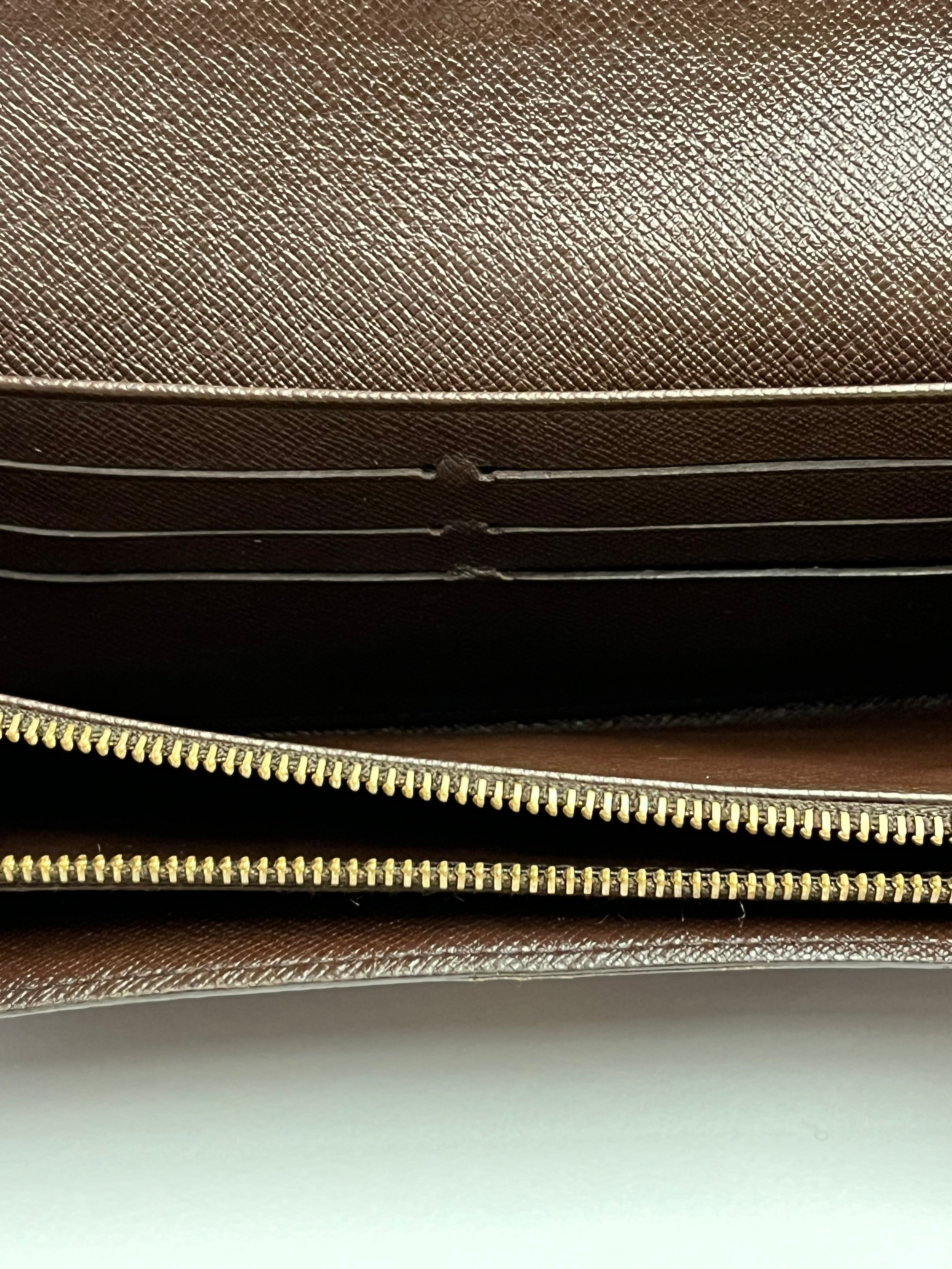 Louis Vuitton Damier Ebene Sarah Wallet