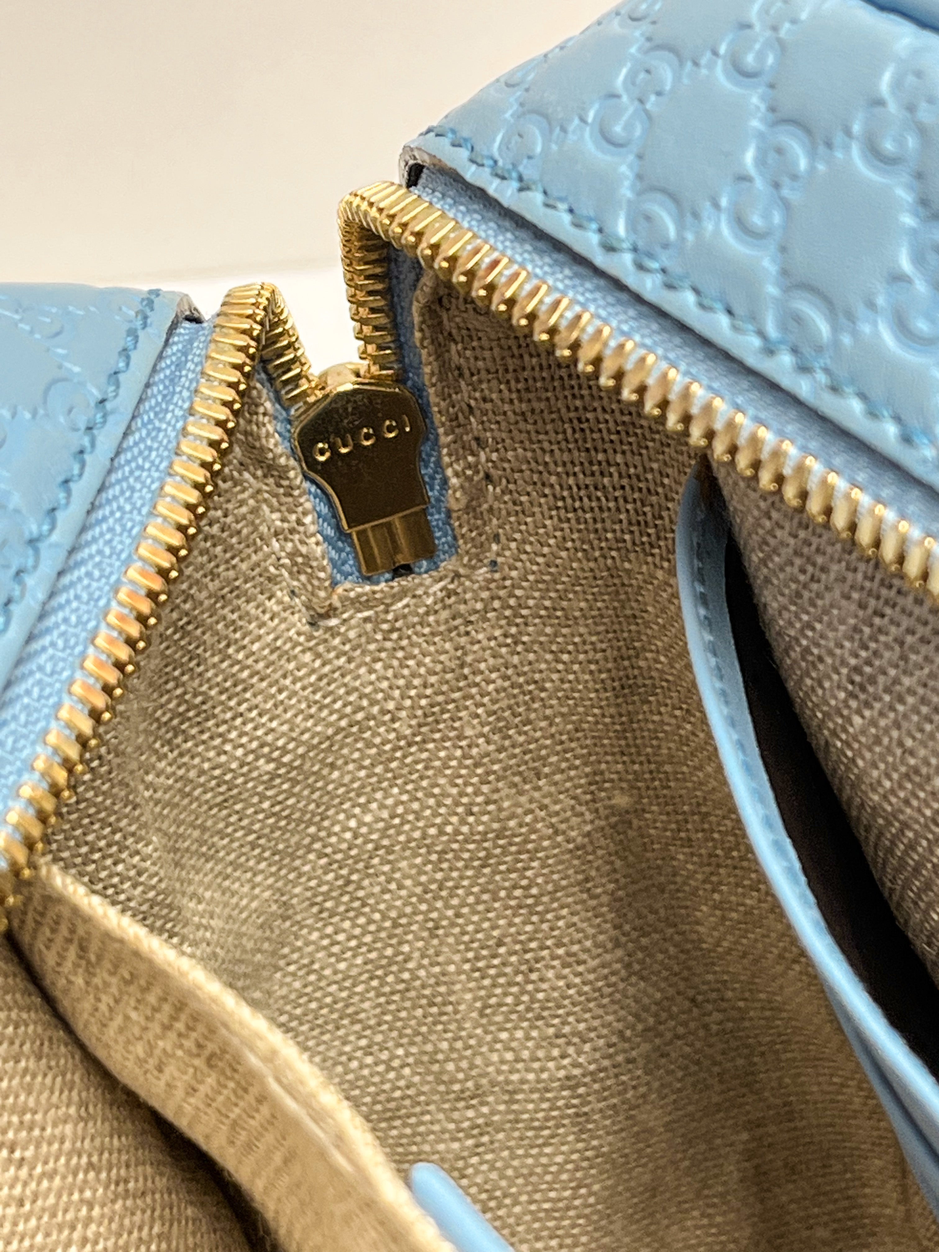 Gucci Microguccissima Bree Crossbody Bag