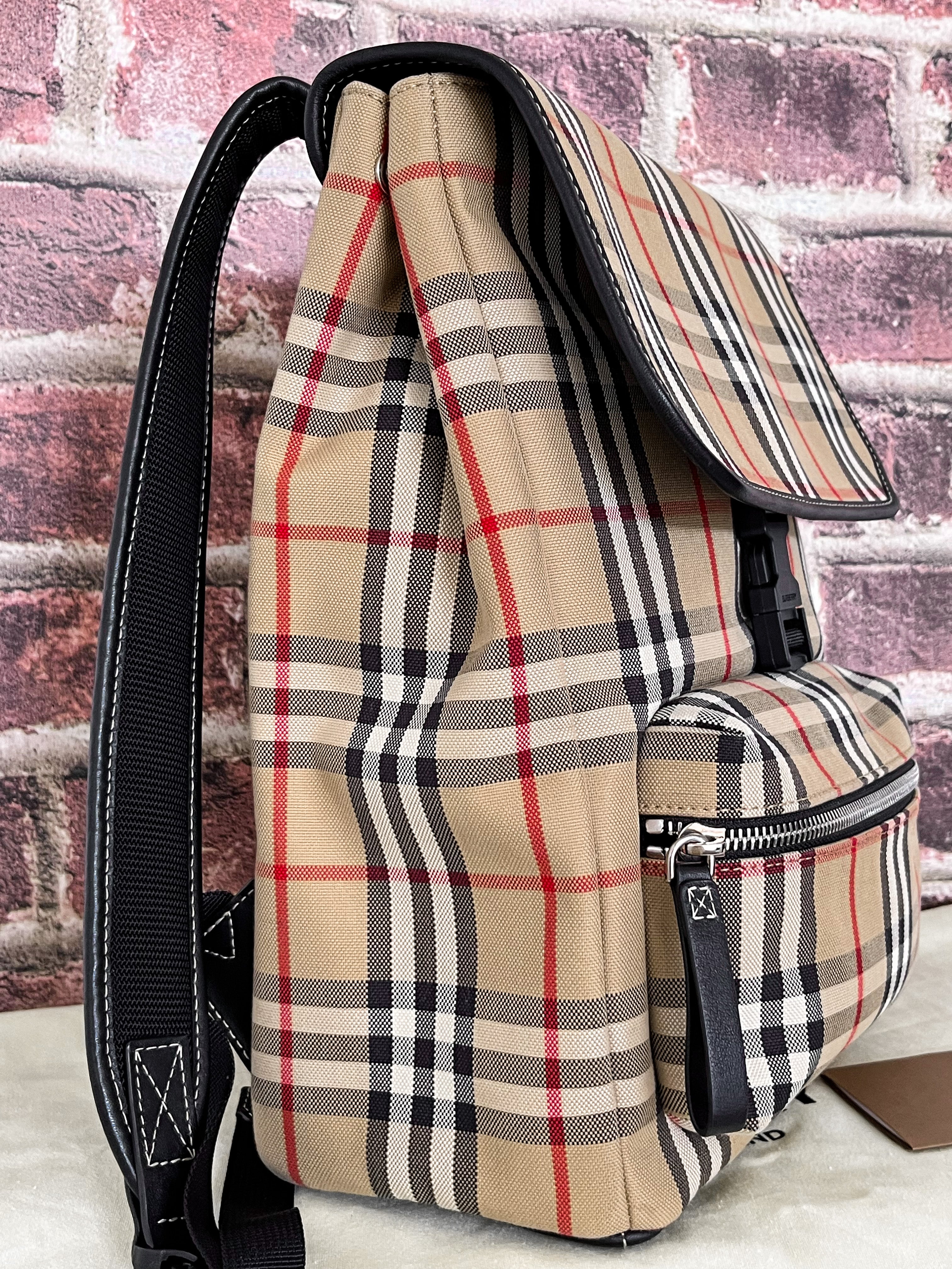 Burberry Check Dewey Backpack