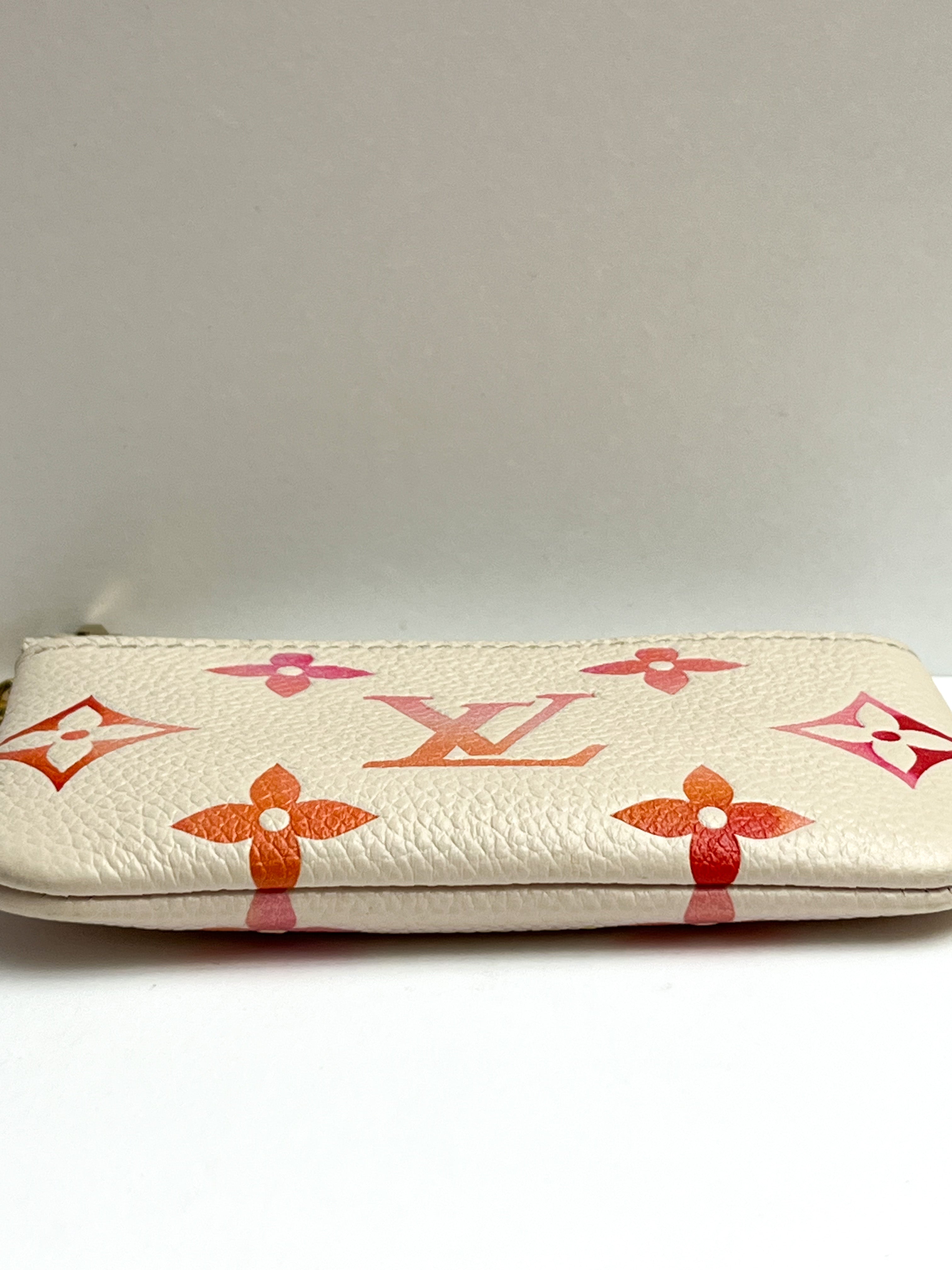 Louis Vuitton Key Pouch Monogram Empreinte Sunrise Aquarelle