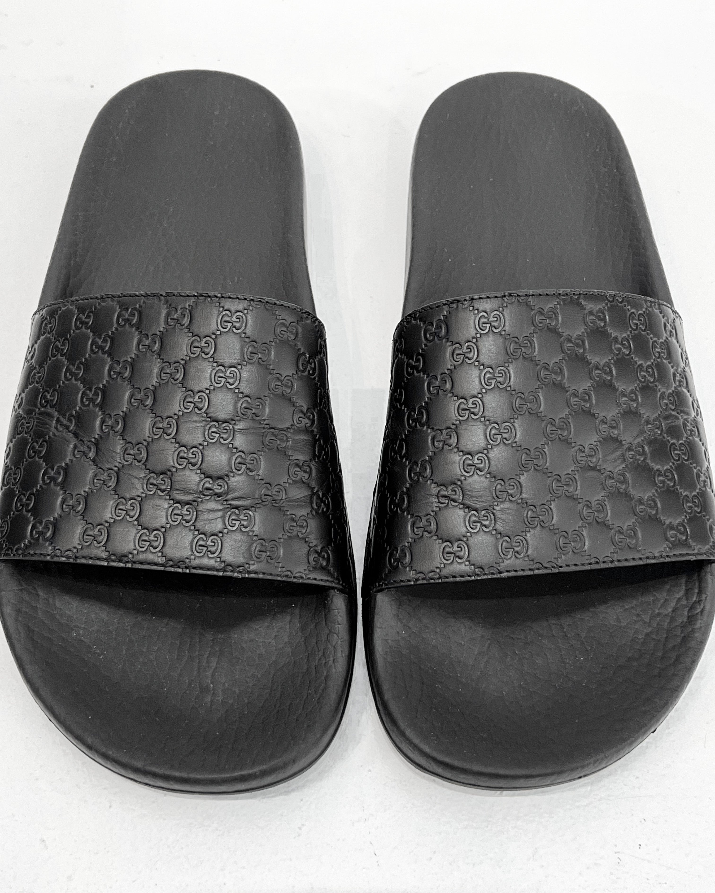 Gucci Microguccissima Slides