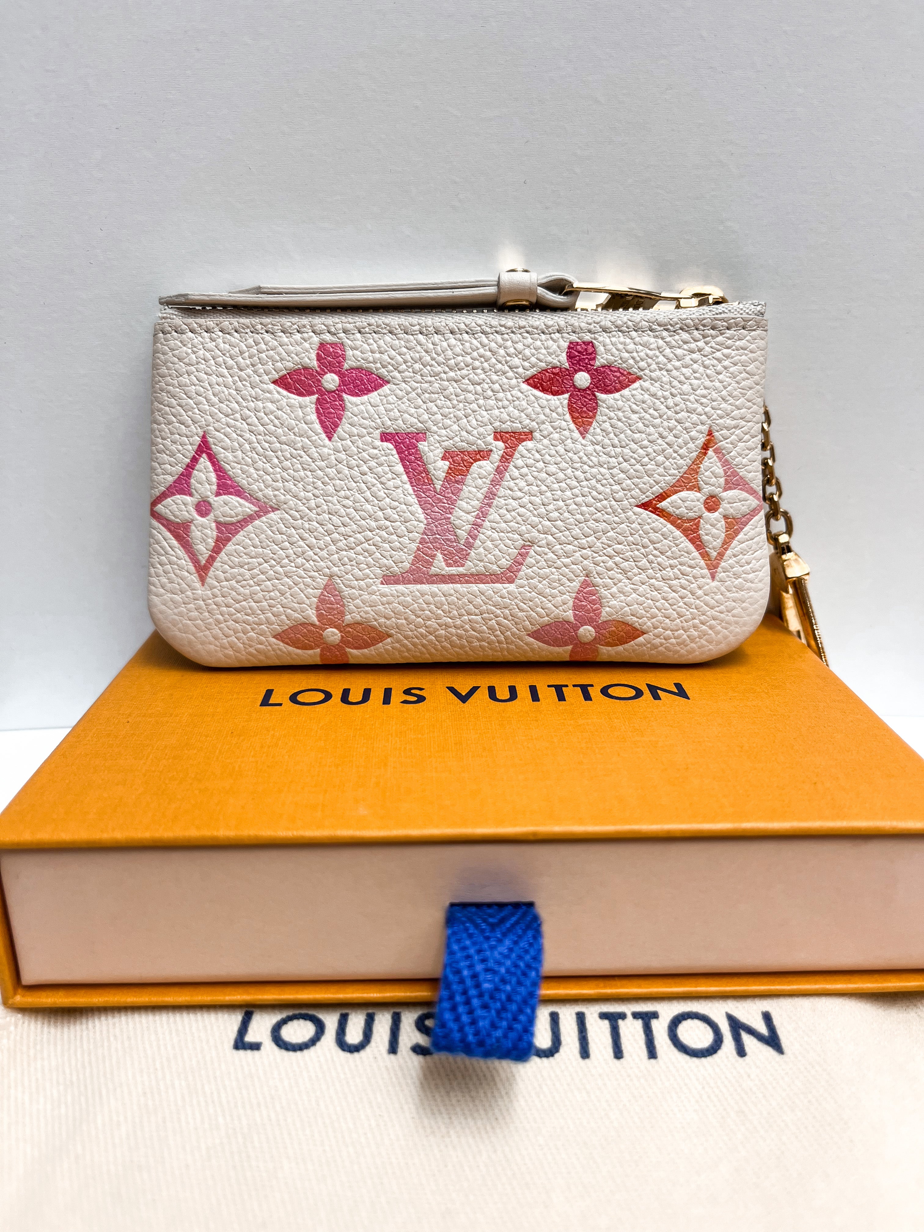 Louis Vuitton Key Pouch Monogram Empreinte Sunrise Aquarelle