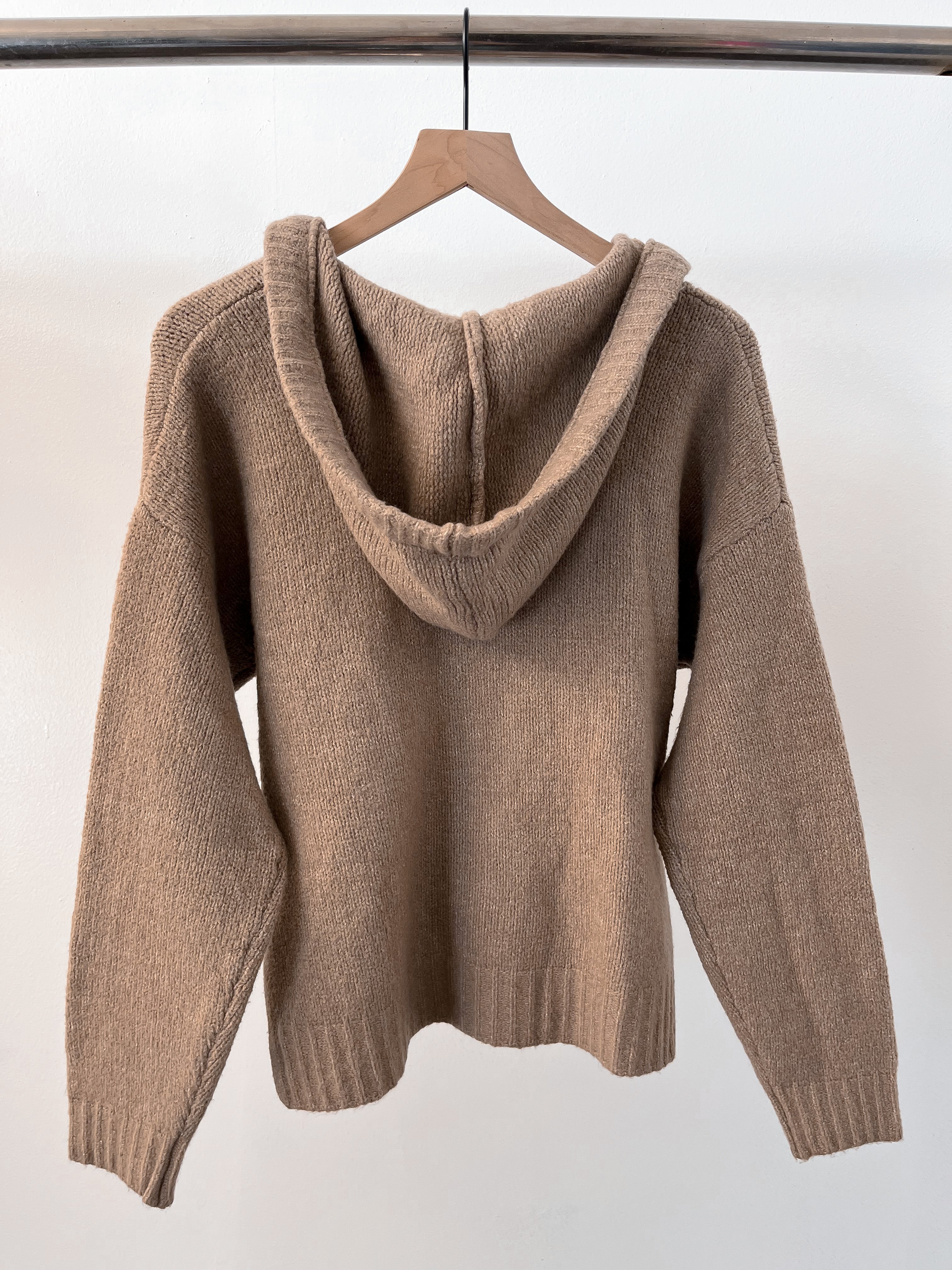 Pink Rose Full-Zip Sweater