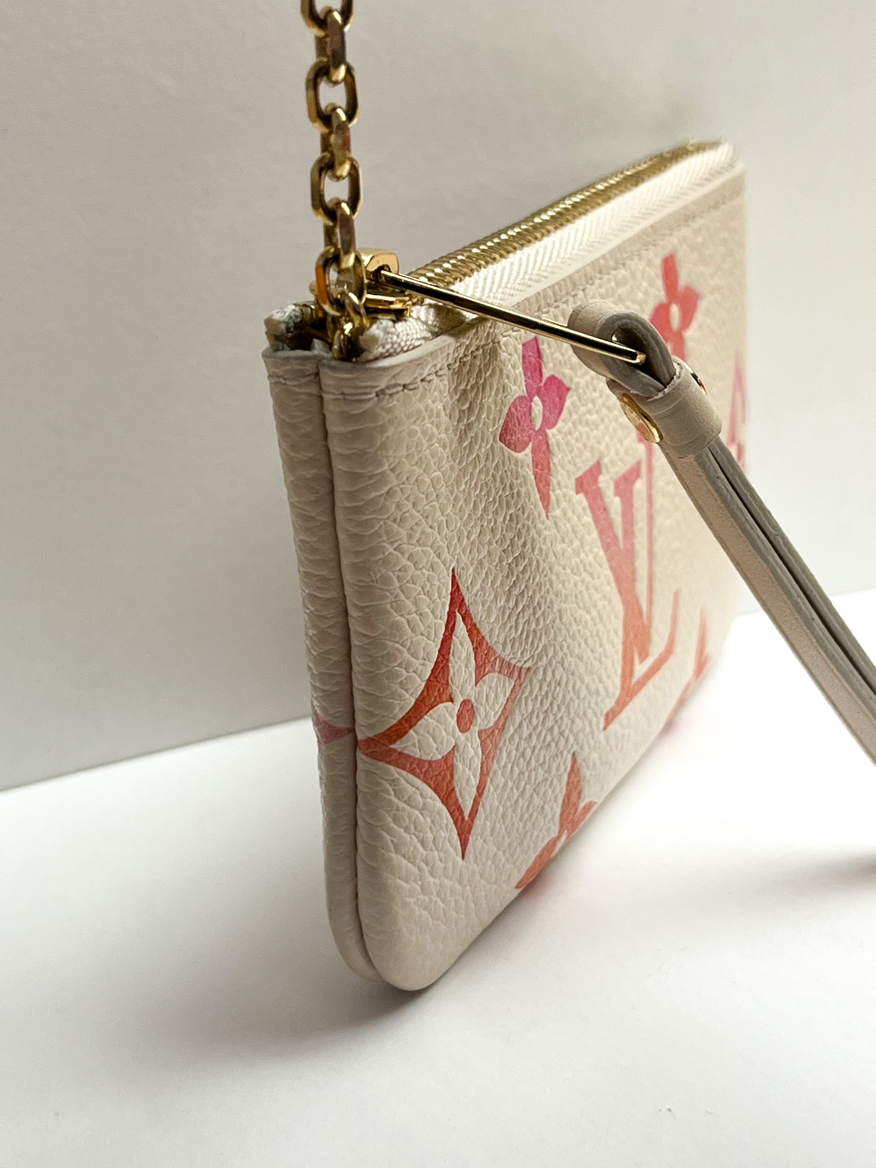 Louis Vuitton Key Pouch Monogram Empreinte Sunrise Aquarelle