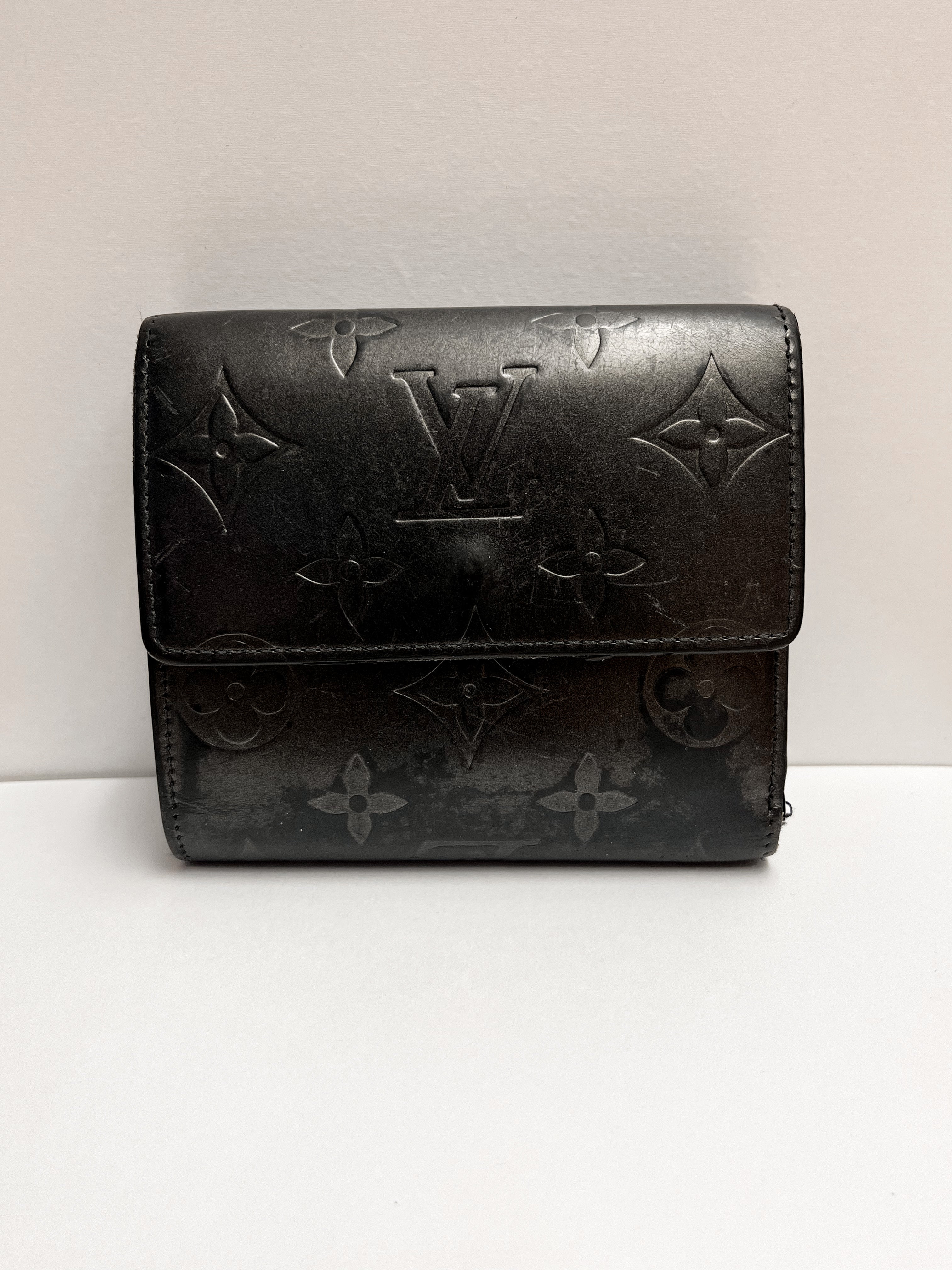 Louis Vuitton Matte Monogram Trifold Wallet