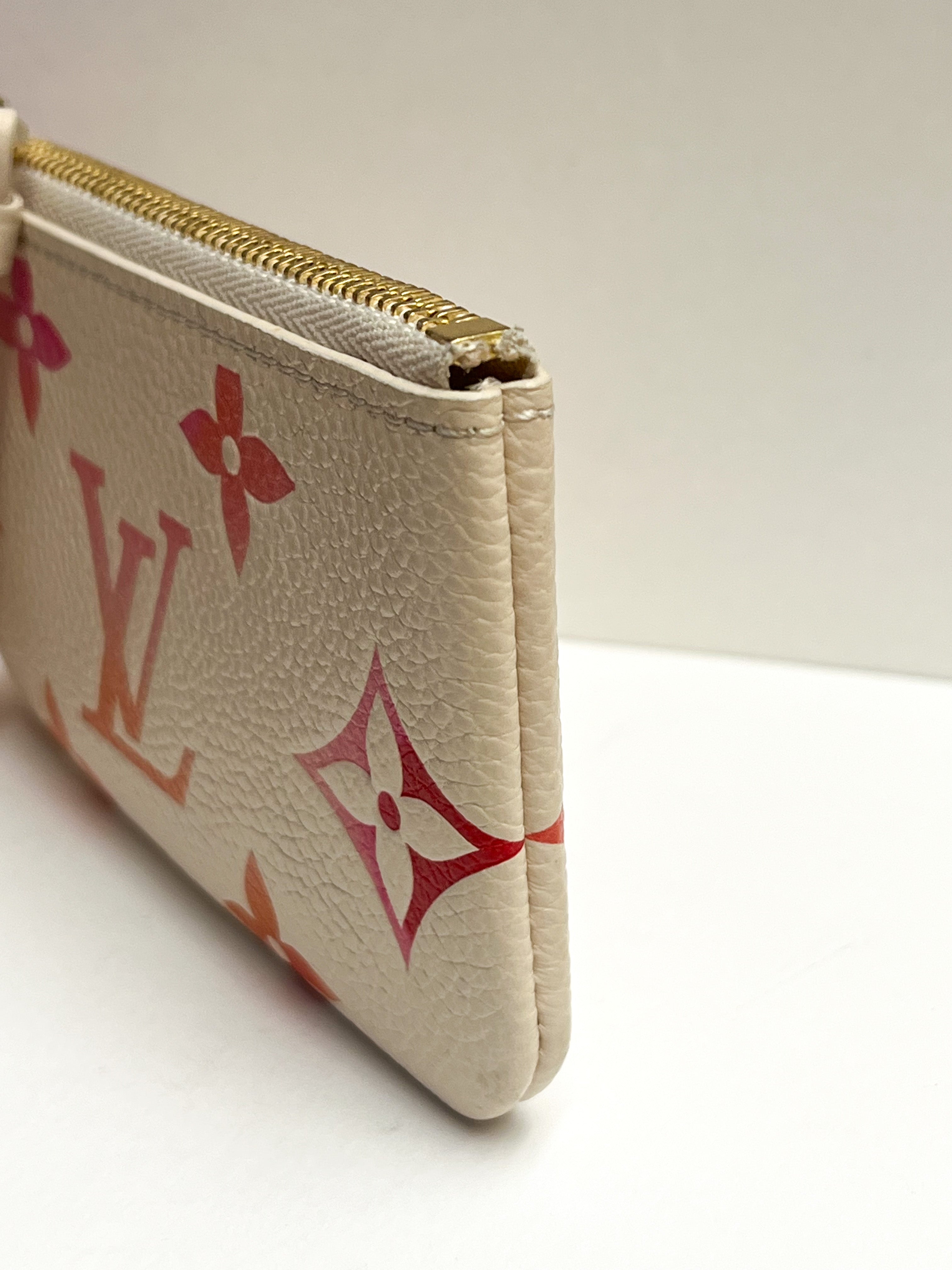 Louis Vuitton Key Pouch Monogram Empreinte Sunrise Aquarelle