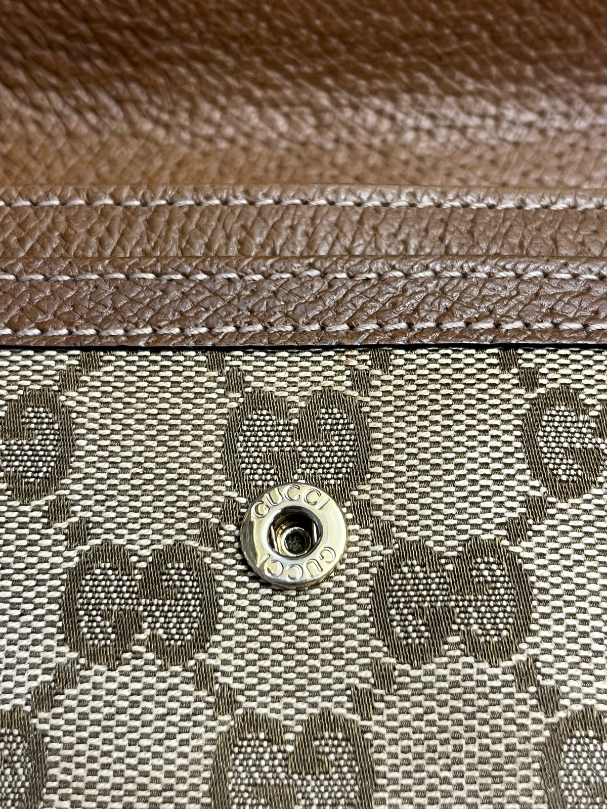 Gucci GG Canvas Bree Long Wallet