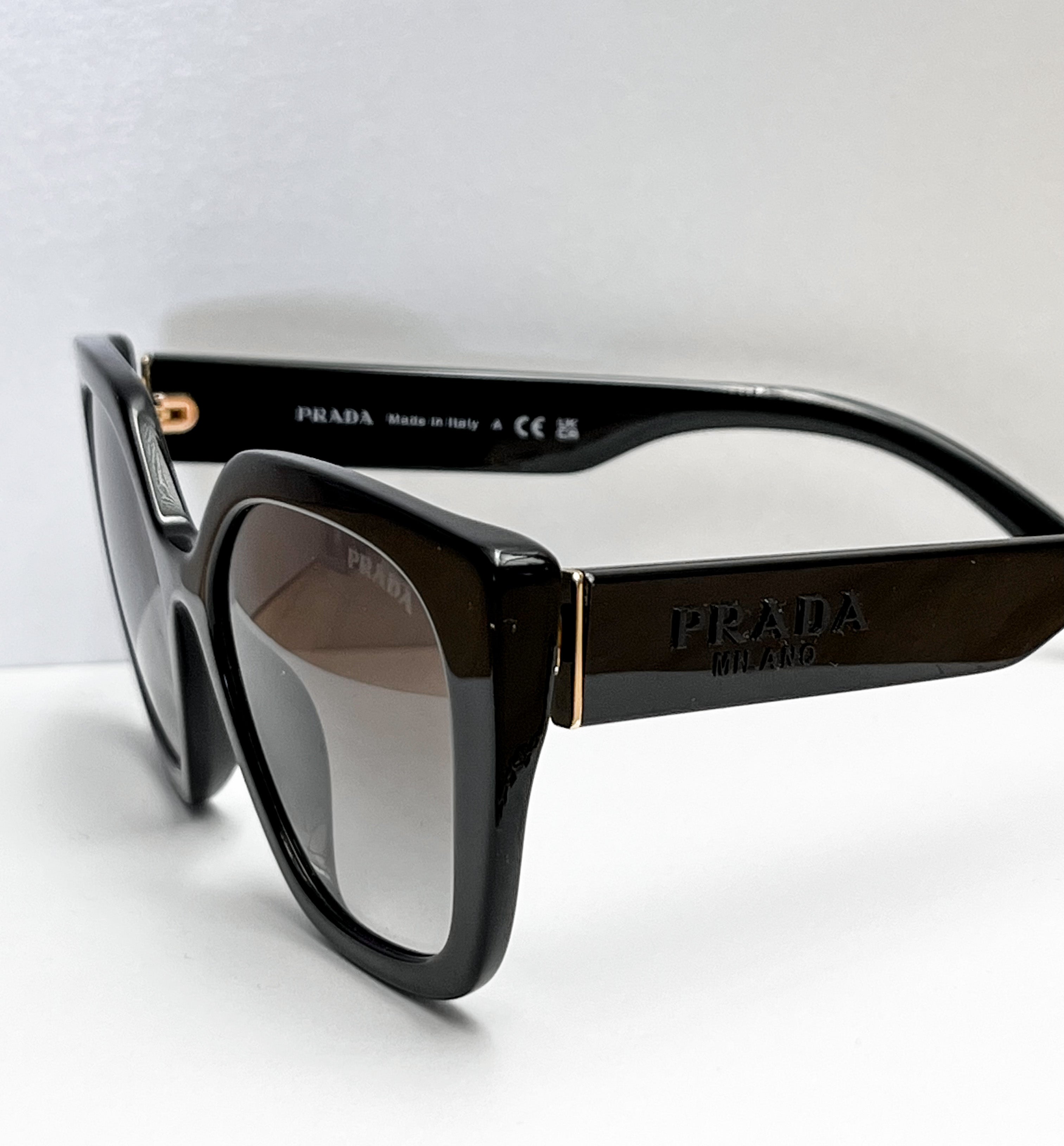Prada Monochrome Rectangular Sunglasses