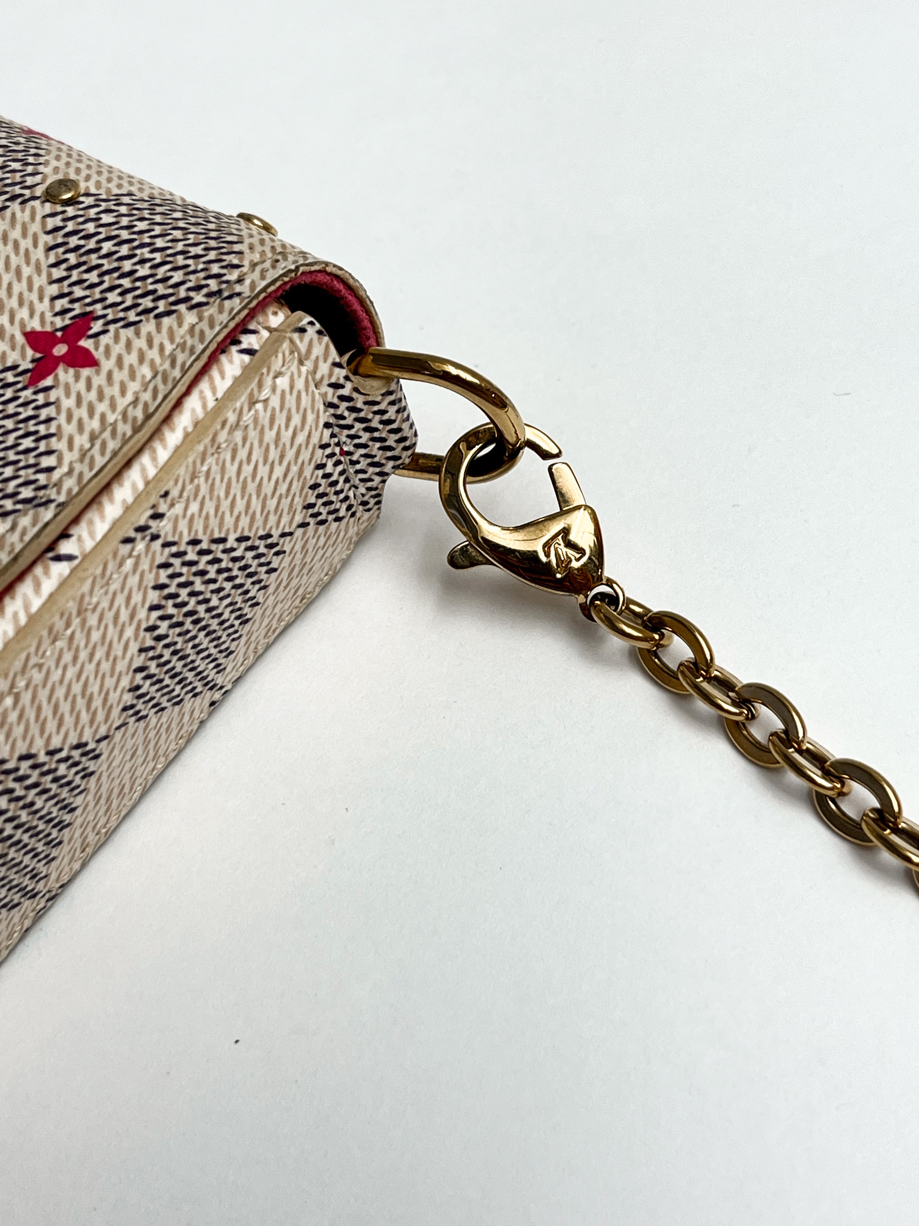 Louis Vuitton Damier Azur Studded Pochette Felicie